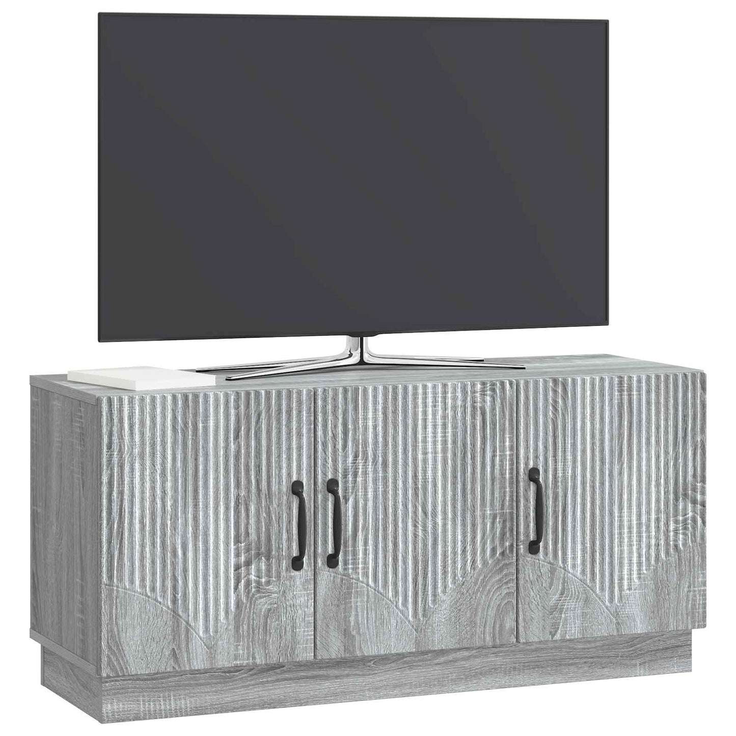 TV Cabinet Grey Sonoma 99 x 34.5 x 47 cm Engineered Wood