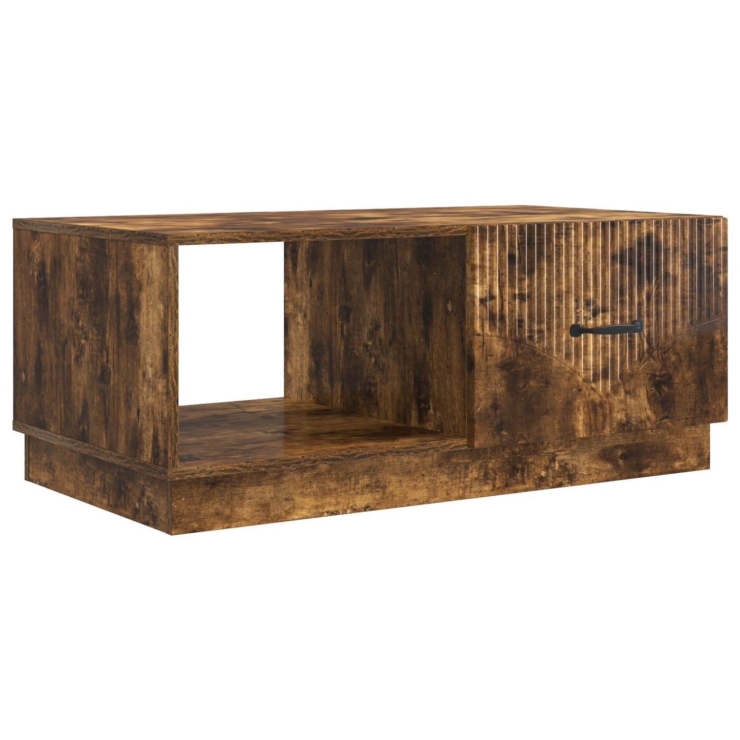 Coffee Table Smoked Oak 90 x 50 x 37 cm Engineered Wood