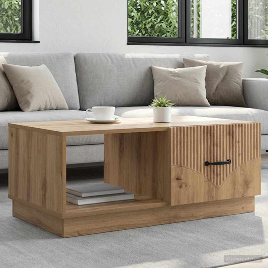 Coffee Table Artisan Oak 90 x 50 x 37 cm Engineered Wood