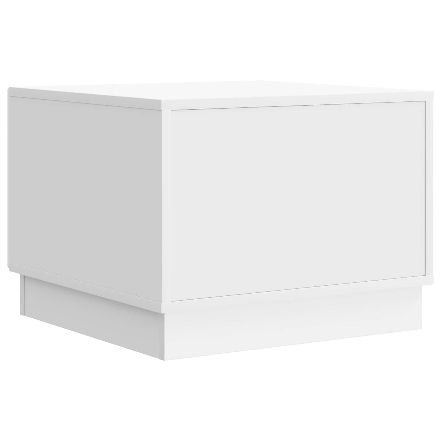 Coffee Table with Drawer White 49 x 50 x 37 cm Engineered Wood