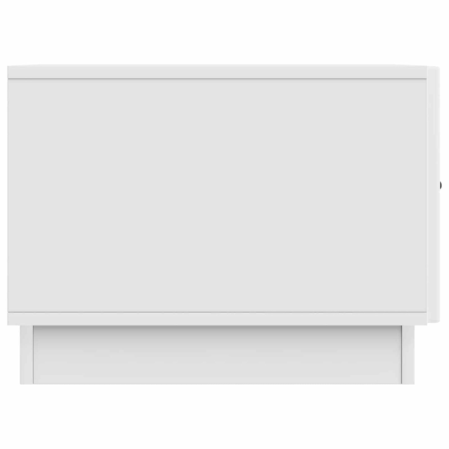 Coffee Table with Drawer White 49 x 50 x 37 cm Engineered Wood