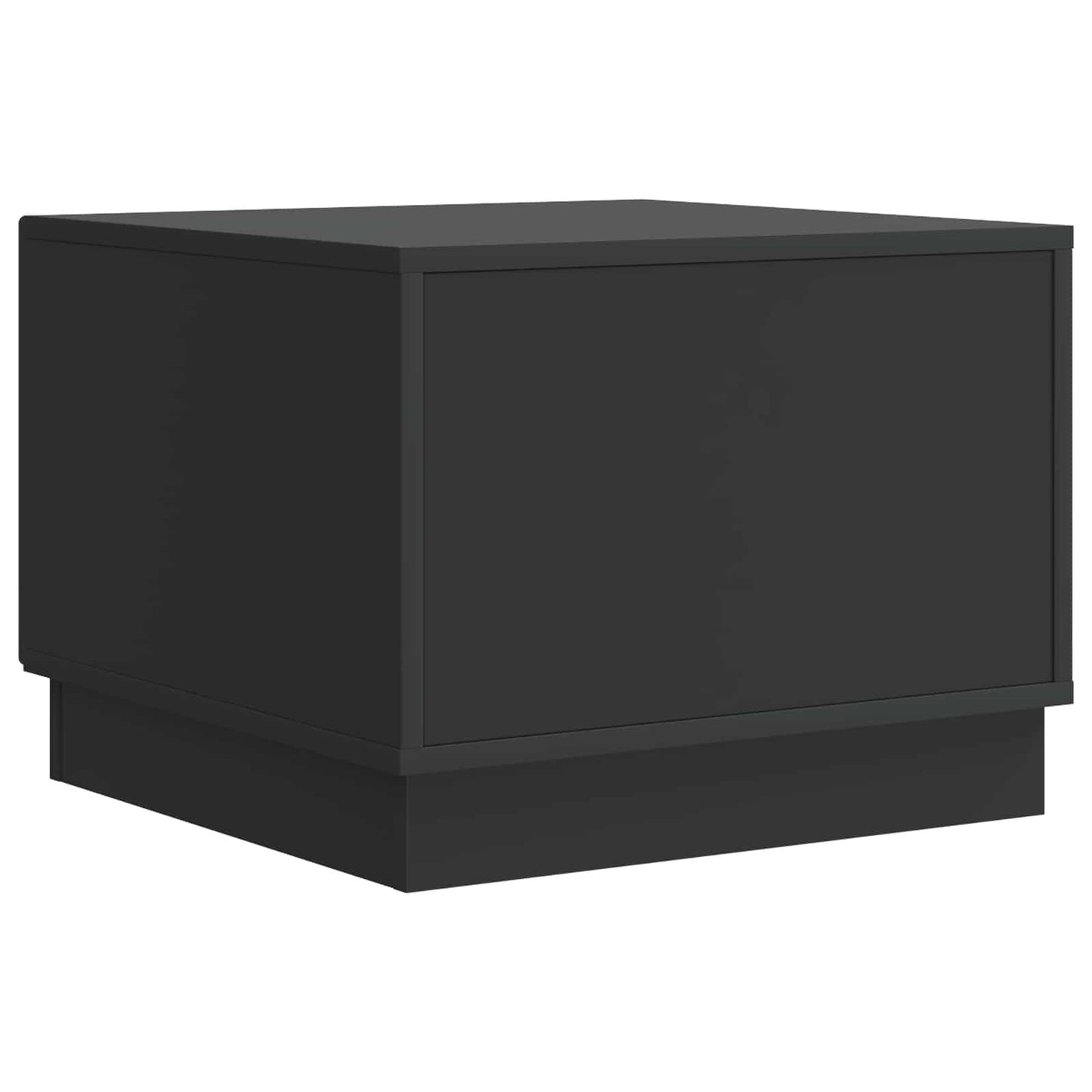 Coffee Table with Drawer Black 49 x 50 x 37 cm Engineered Wood