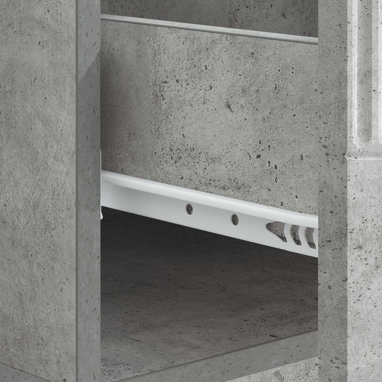 Coffee Table Concrete Grey 49 x 50 x 37 cm Engineered Wood