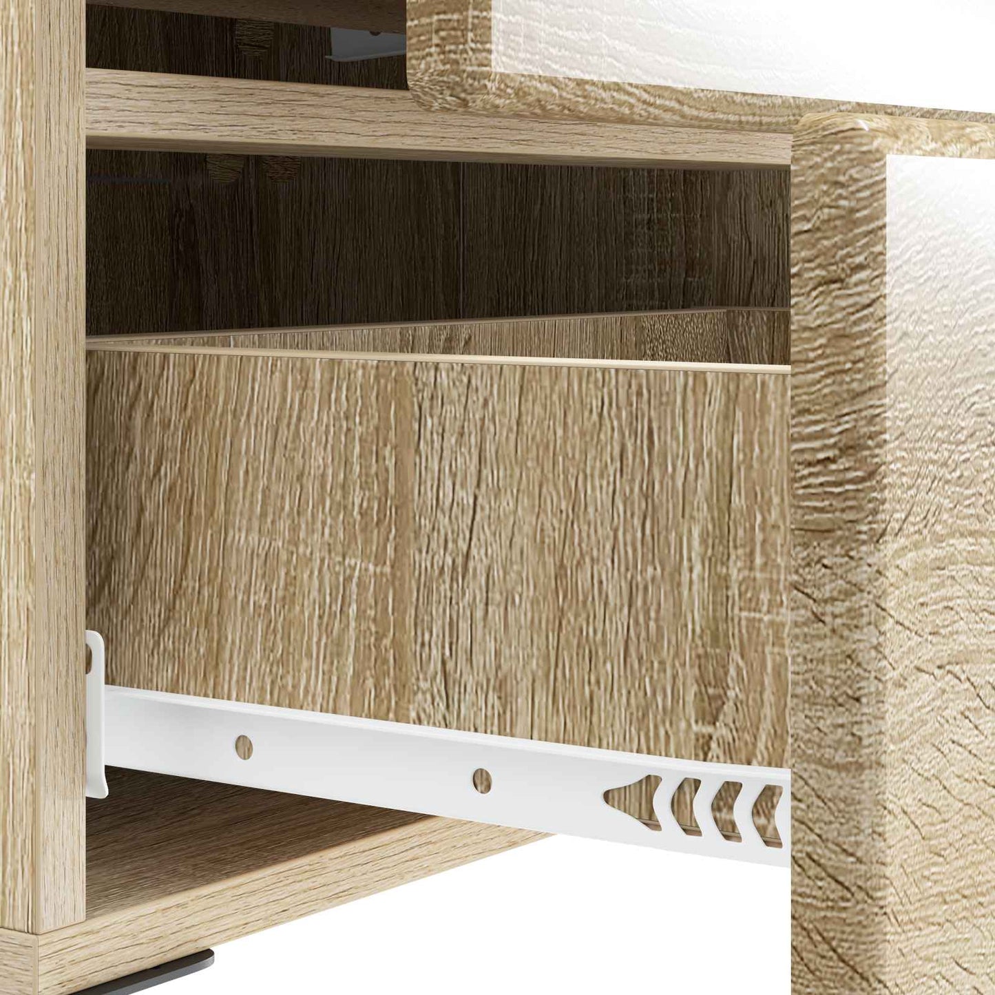 Bedside Cabinet Sonoma Oak 43 x 34.5 x 47.5 cm Engineered Wood