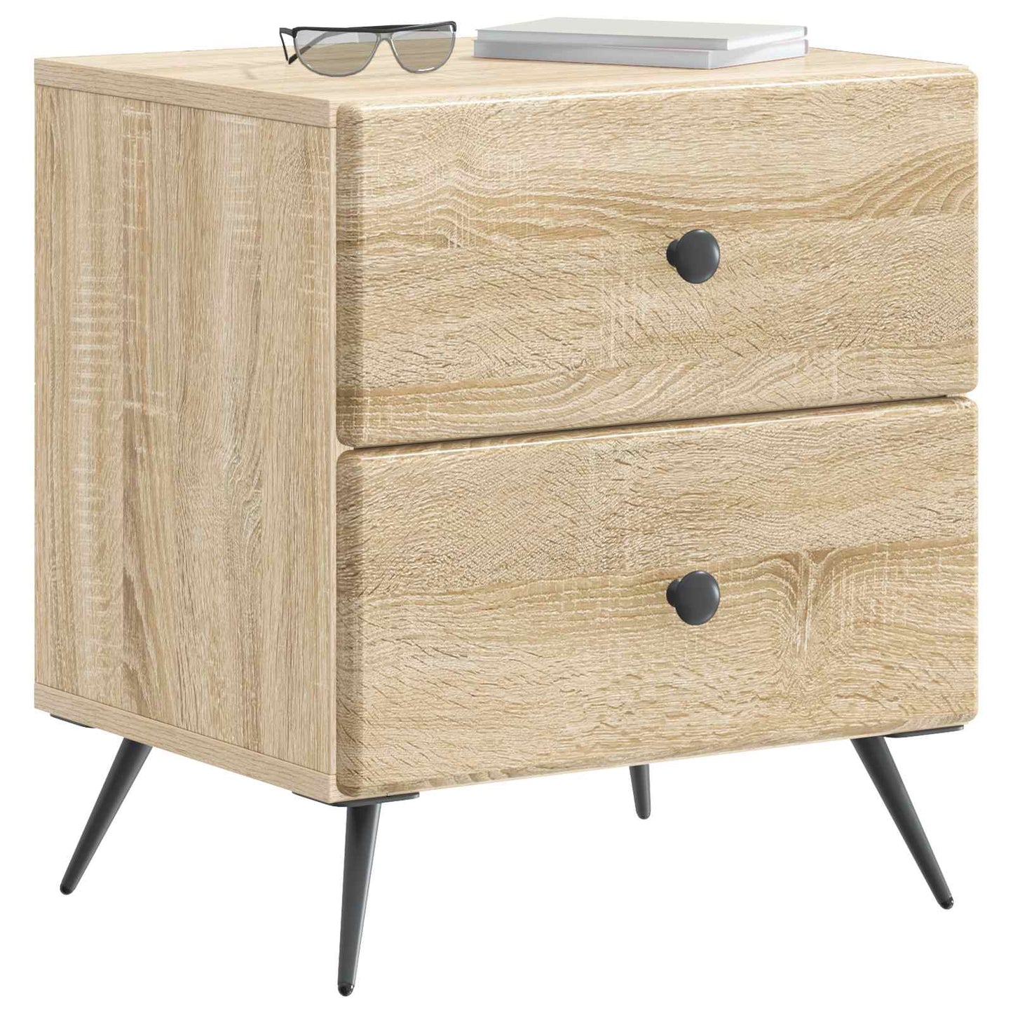 Bedside Cabinet 2 pcs Sonoma Oak 43 x 34.5 x 47.5 cm