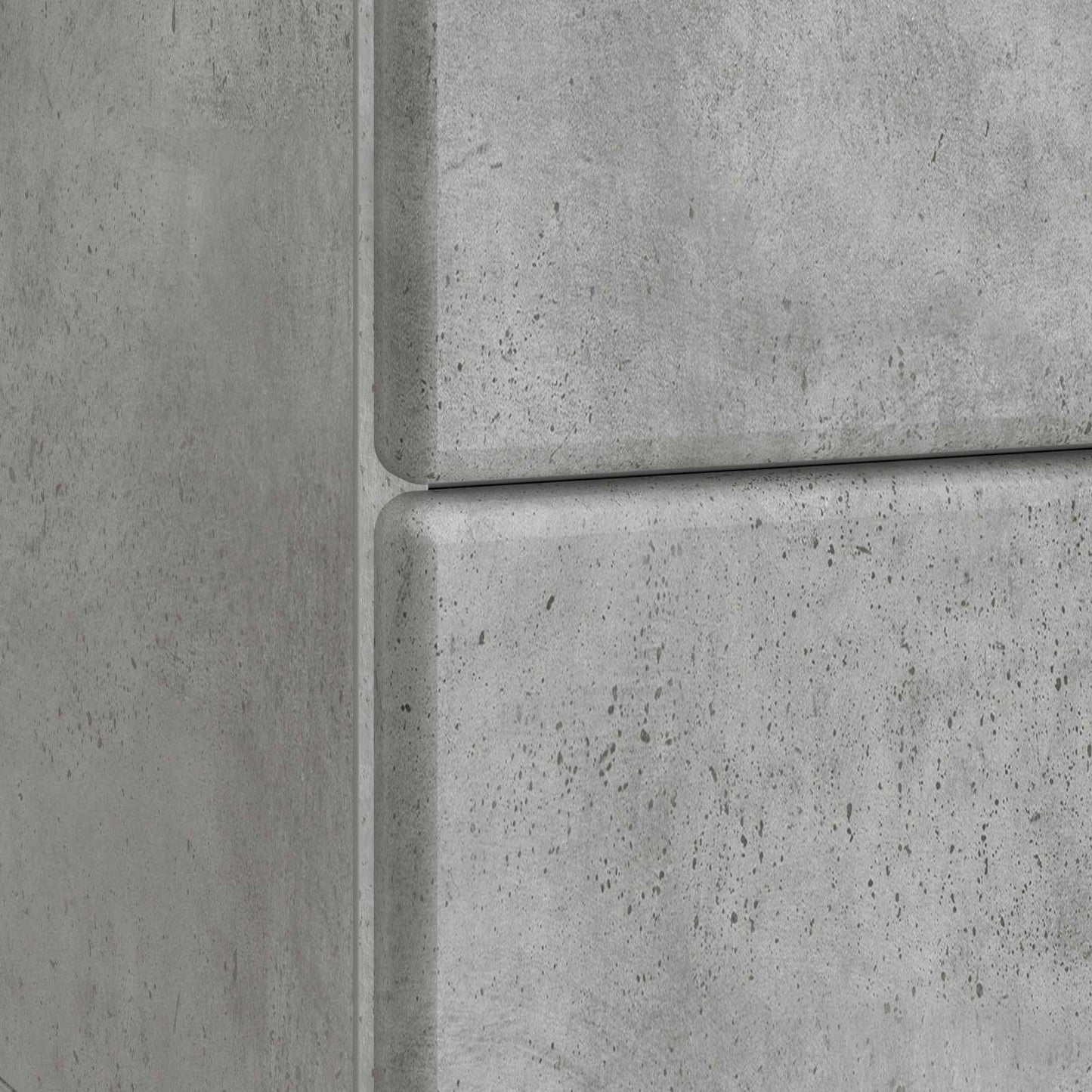 Bedside Cabinet 2 pcs Concrete Grey 43 x 34.5 x 47.5 cm