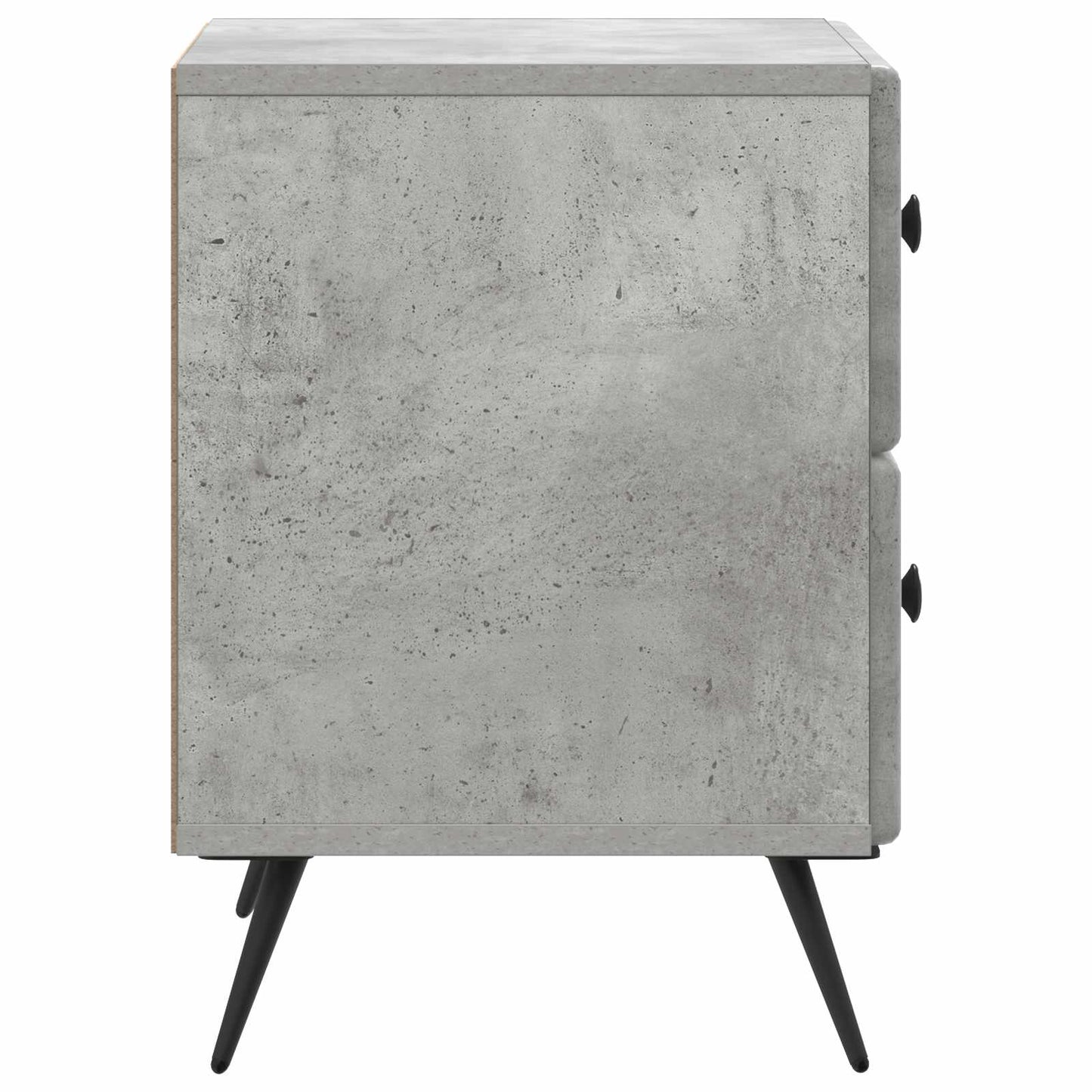 Bedside Cabinet 2 pcs Concrete Grey 43 x 34.5 x 47.5 cm