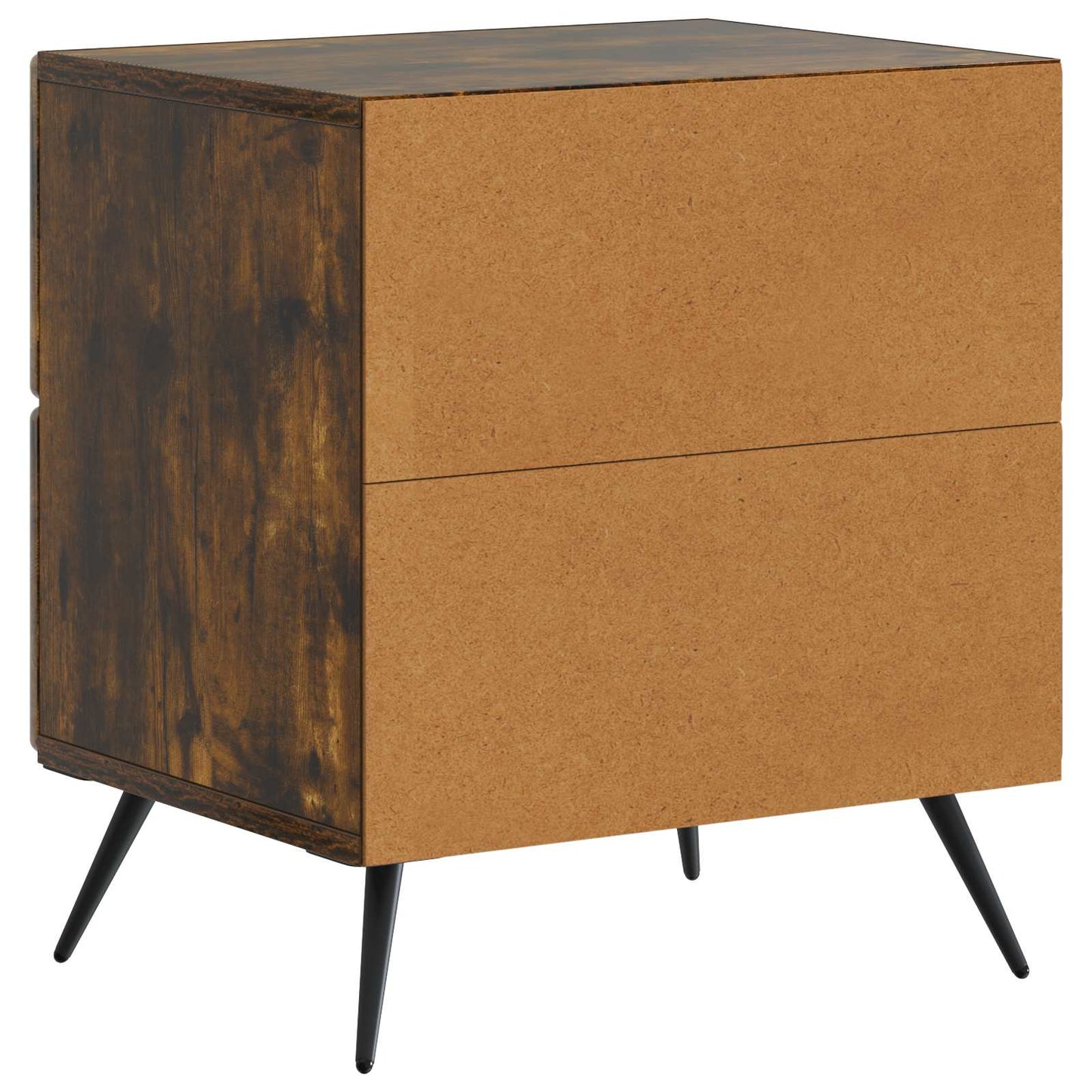 Bedside Cabinet Smoked Oak 43 x 34.5 x 47.5 cm Engineered Wood