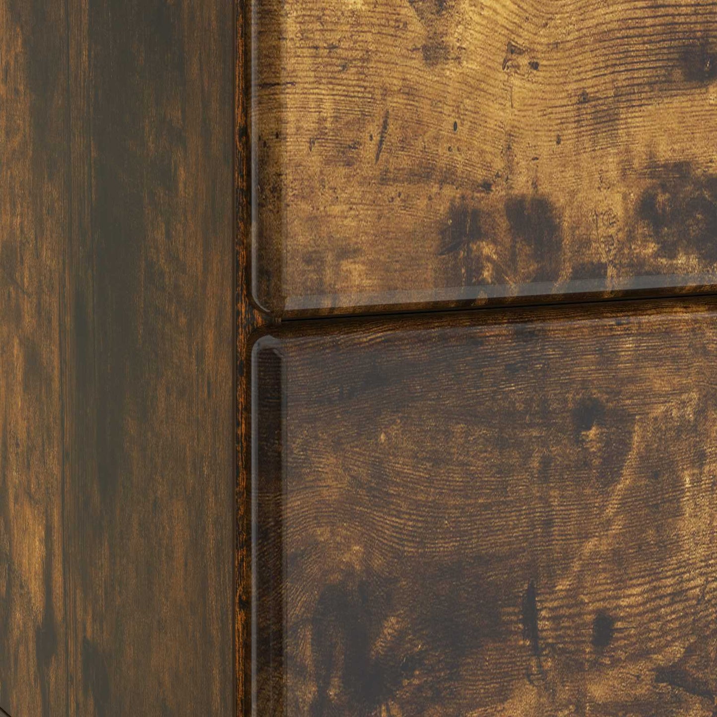 Bedside Cabinet 2 pcs Smoked Oak 43 x 34.5 x 47.5 cm