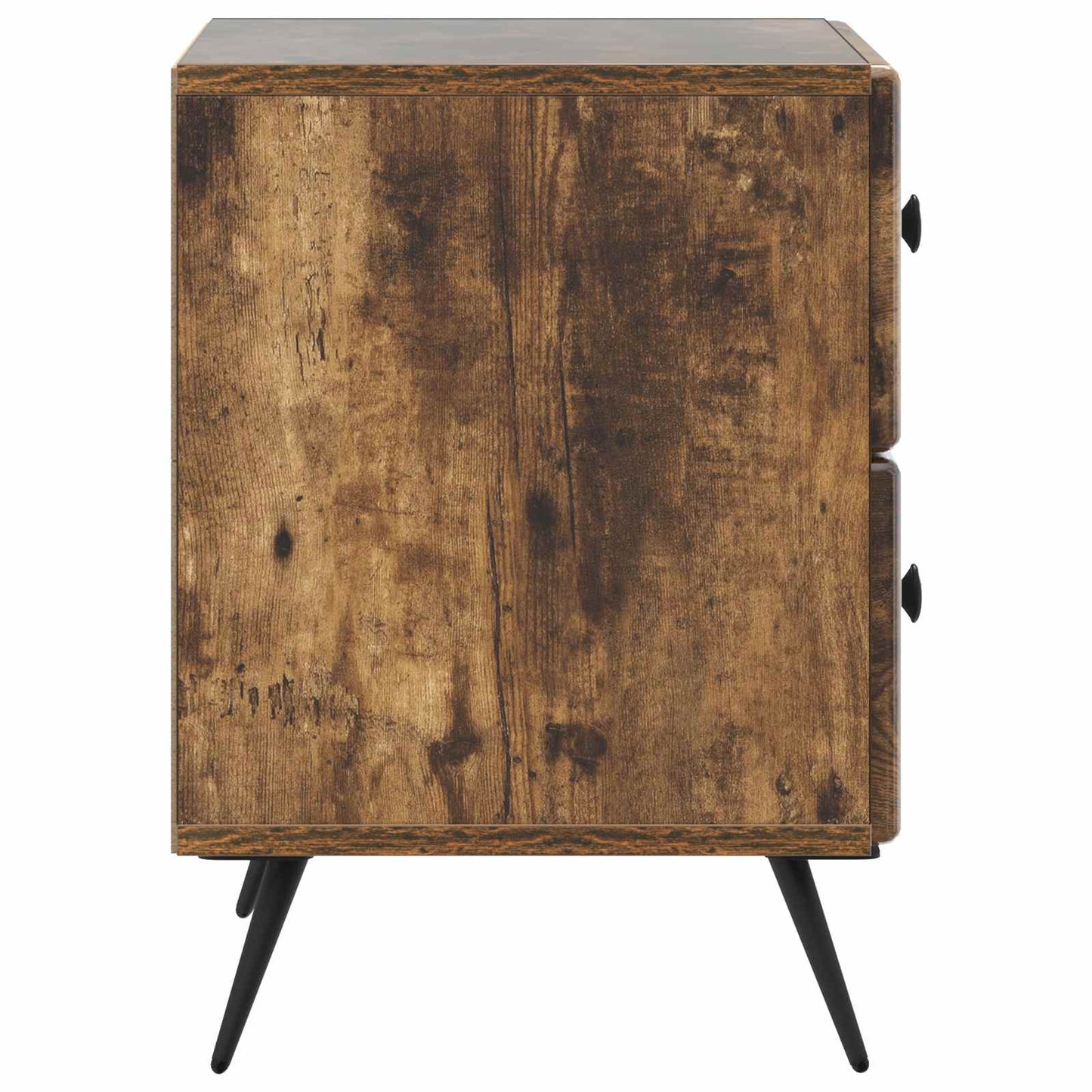 Bedside Cabinet 2 pcs Smoked Oak 43 x 34.5 x 47.5 cm