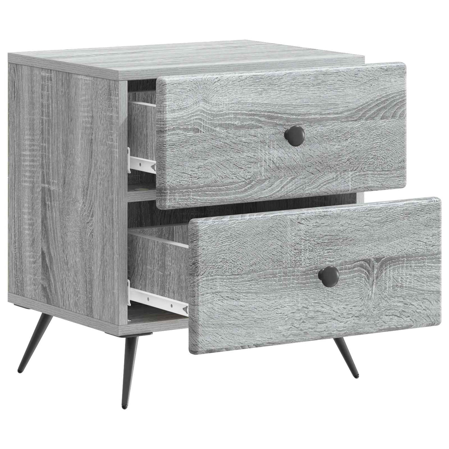 Bedside Cabinet Grey Sonoma 43 x 34.5 x 47.5 cm Engineered Wood