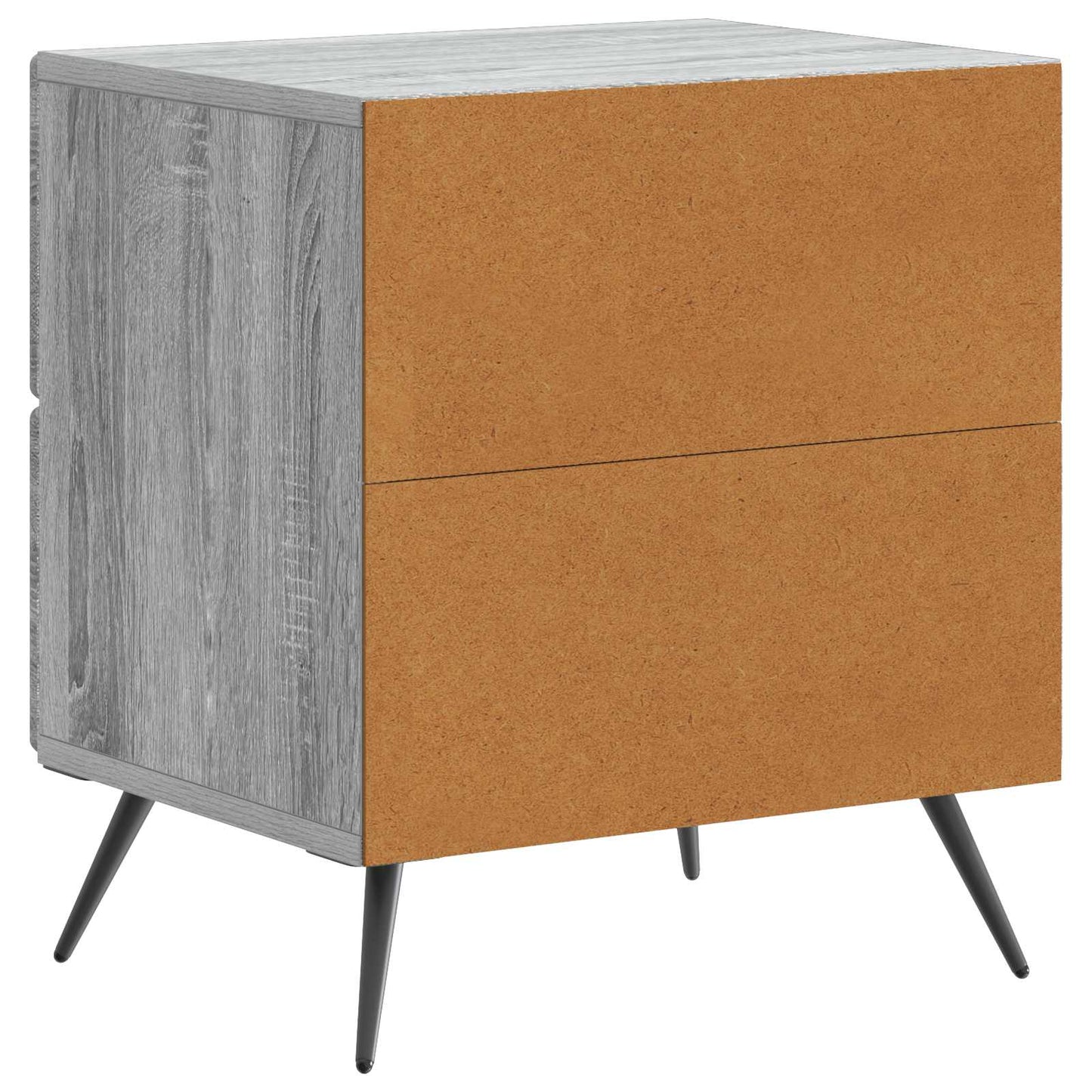 Bedside Cabinet Grey Sonoma 43 x 34.5 x 47.5 cm Engineered Wood