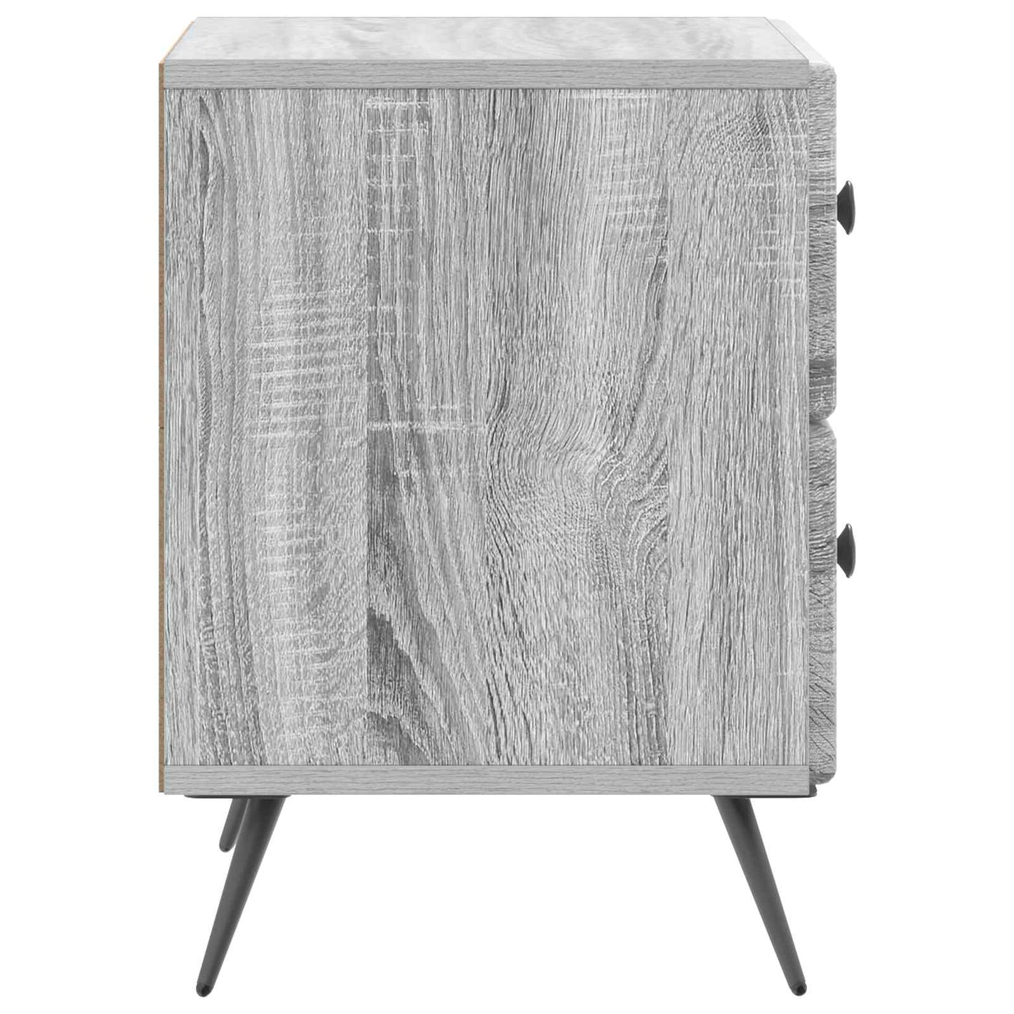 Bedside Cabinet 2 pcs Grey Sonoma 43 x 34.5 x 47.5 cm