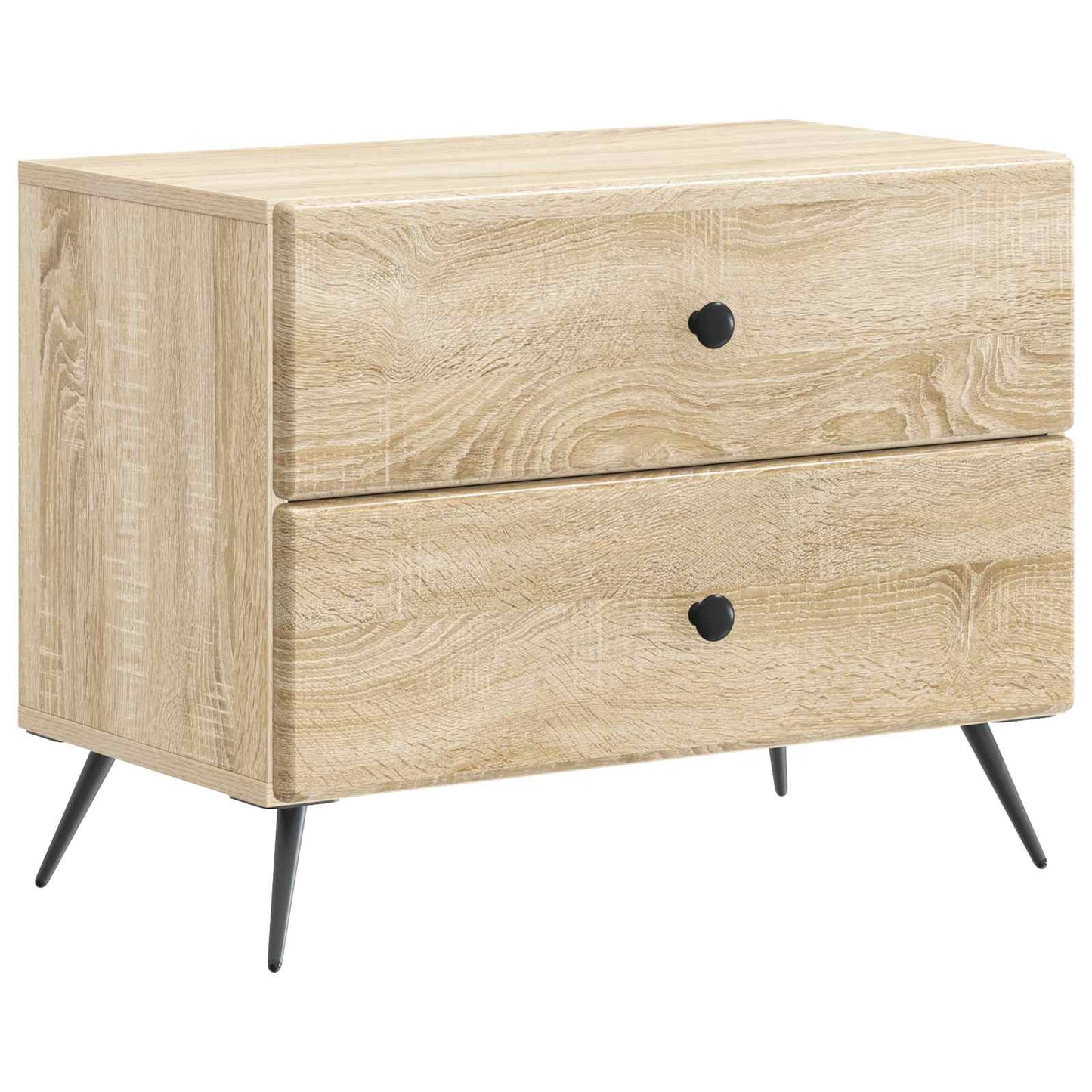 Bedside Cabinet Sonoma Oak 62 x 34.5 x 47.5 cm Engineered Wood