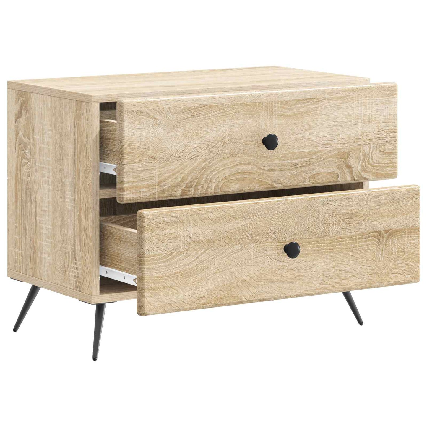 Bedside Cabinet Sonoma Oak 62 x 34.5 x 47.5 cm Engineered Wood