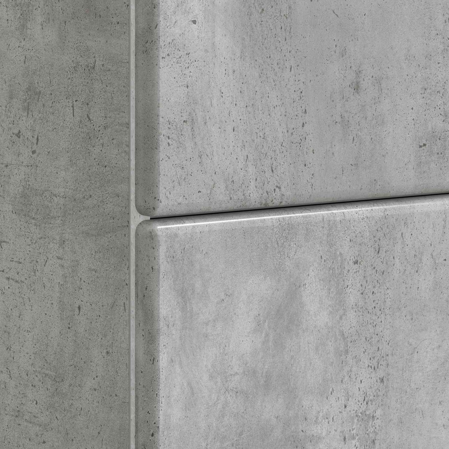 Bedside Cabinet with Drawer Concrete Grey 62 x 34.5 x 47.5 cm