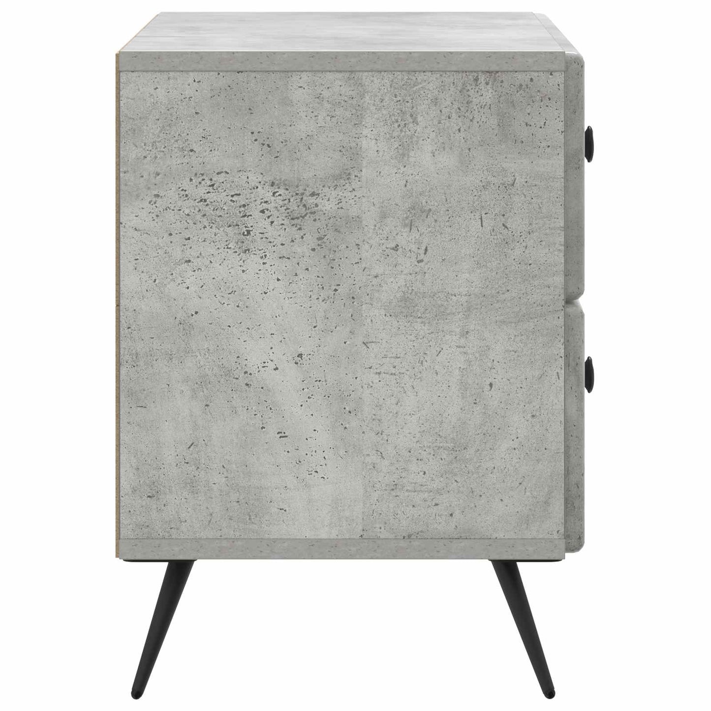 Bedside Cabinet with Drawer Concrete Grey 62 x 34.5 x 47.5 cm