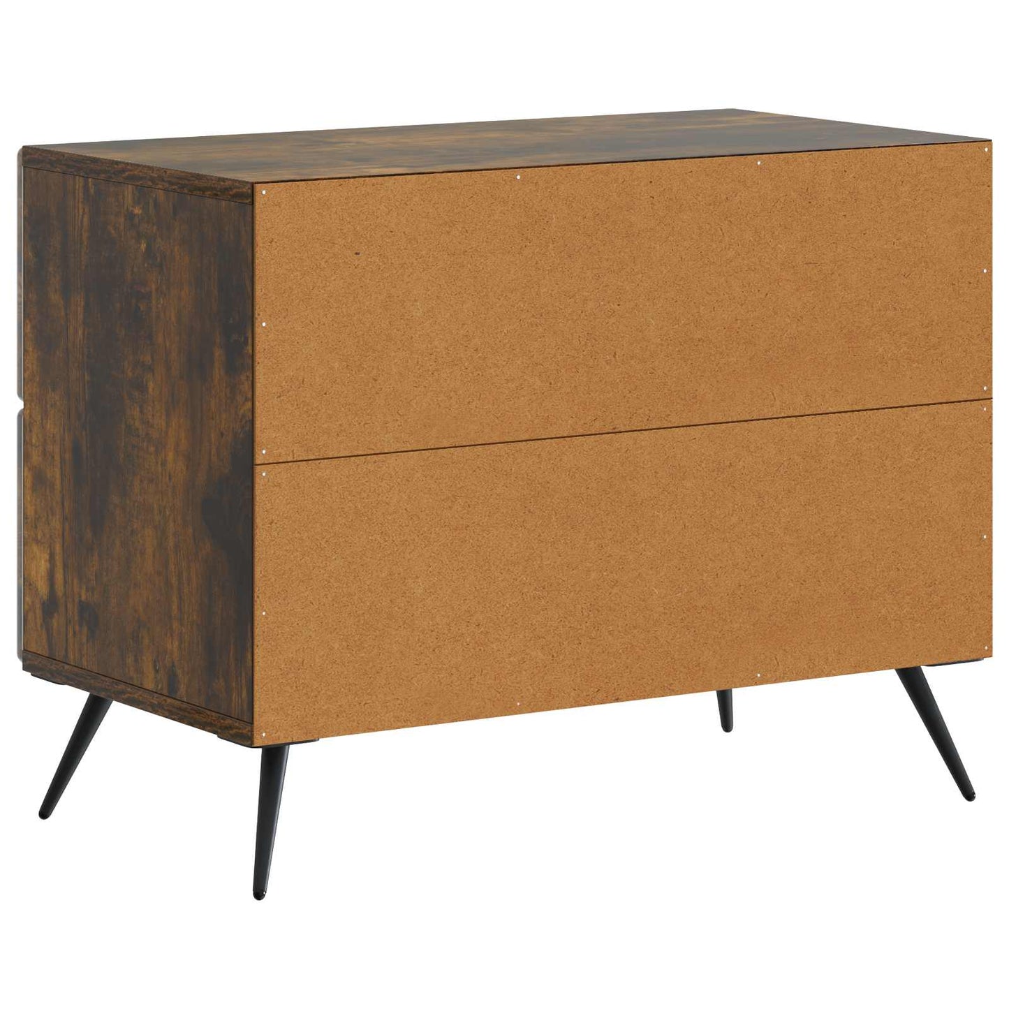 Bedside Cabinet Smoked Oak 62 x 34.5 x 47.5 cm Engineered Wood