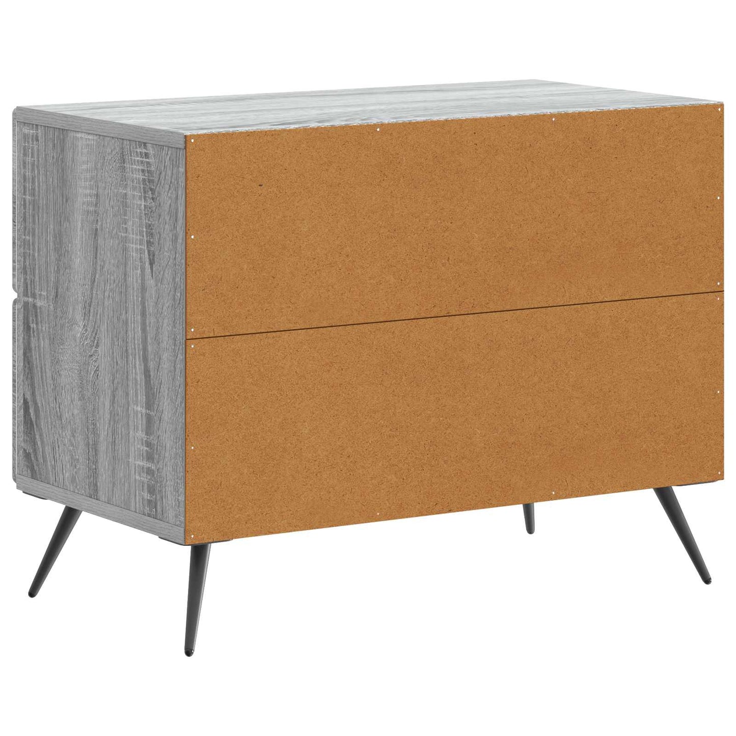 Bedside Cabinet Grey Sonoma 62 x 34.5 x 47.5 cm Engineered Wood