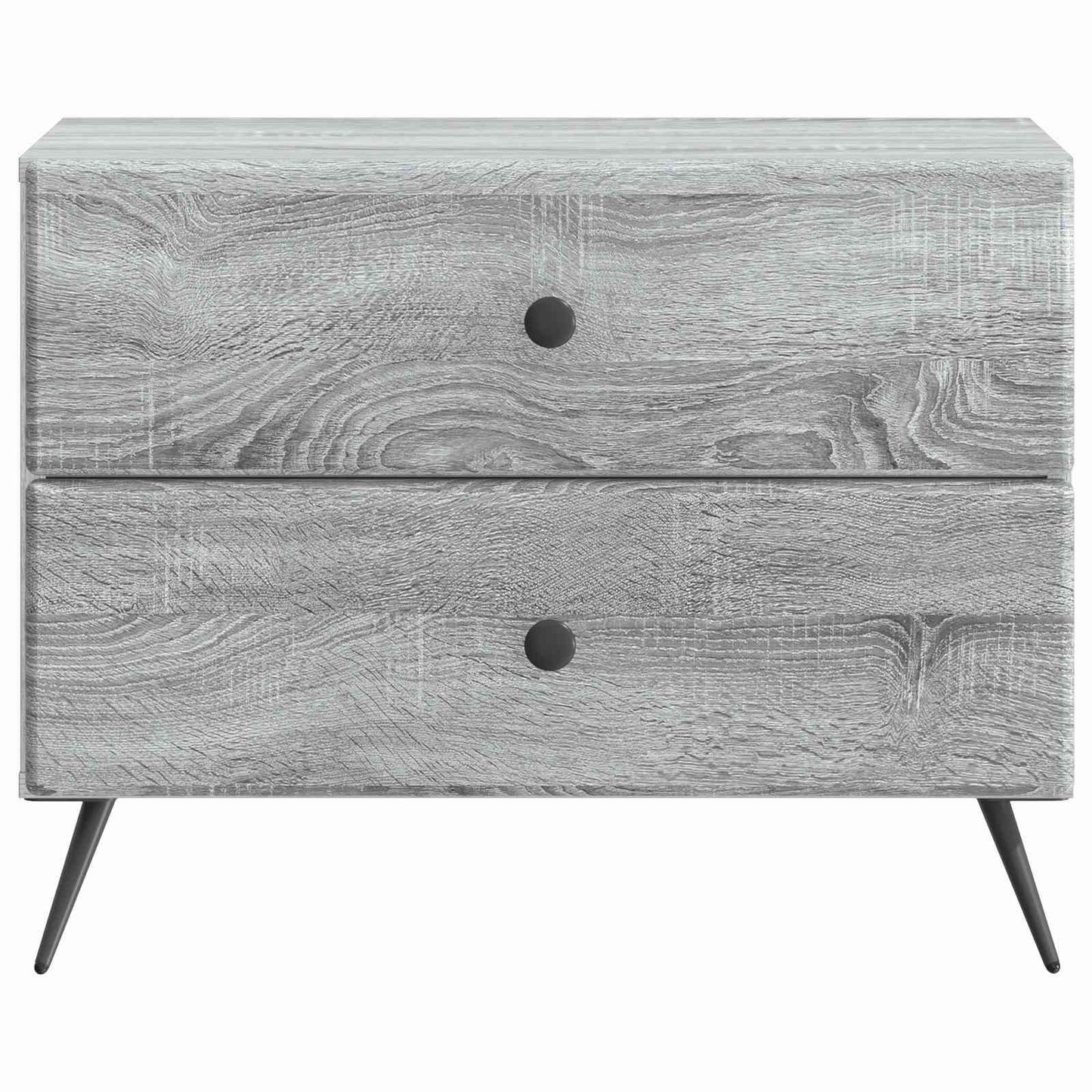 Bedside Cabinet Grey Sonoma 62 x 34.5 x 47.5 cm Engineered Wood