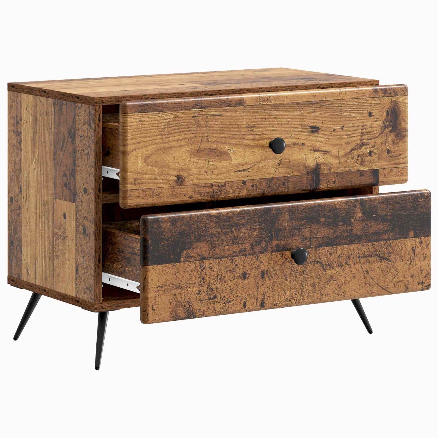 Bedside Cabinet Old Wood 62 x 34.5 x 47.5 cm Engineered Wood