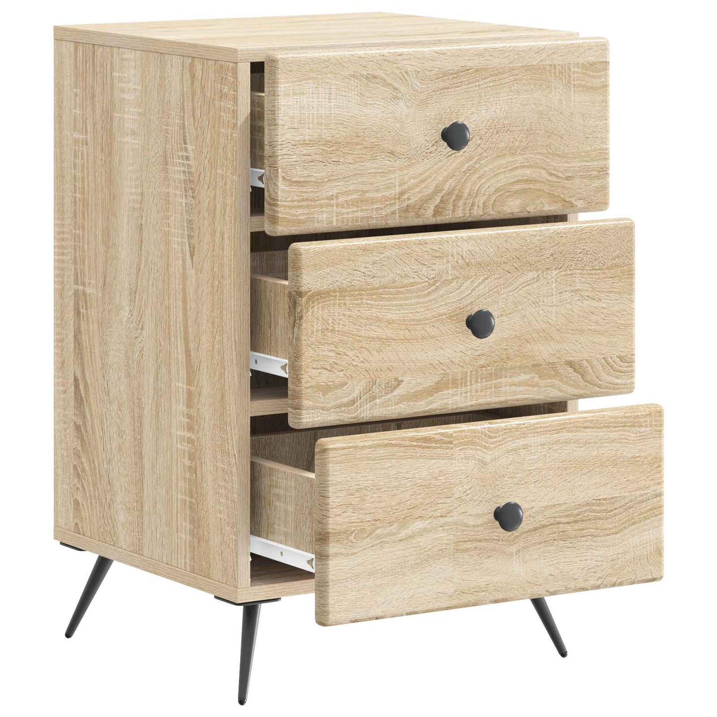 Bedside Cabinet Sonoma Oak 43 x 41 x 66.5 cm Engineered Wood