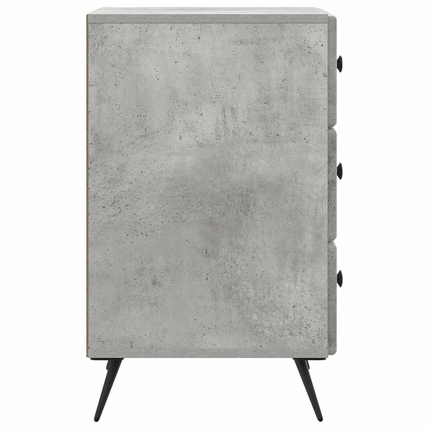 Bedside Cabinet Concrete Grey 43 x 41 x 66.5 cm Engineered Wood