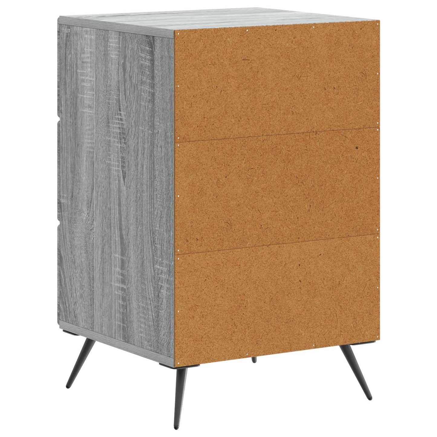 Bedside Cabinet Grey Sonoma 43 x 41 x 66.5 cm Engineered Wood