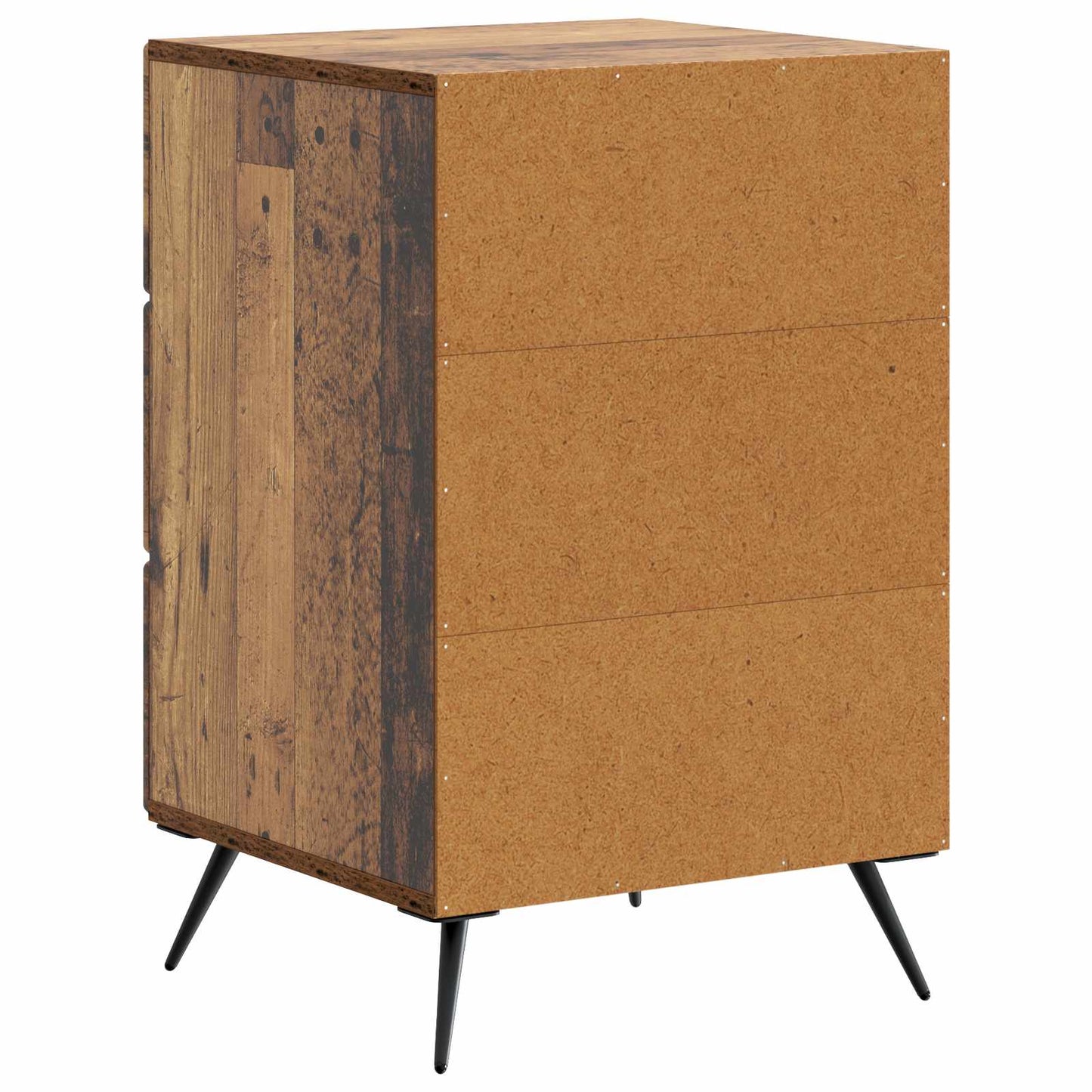 Bedside Cabinet Old Wood 43 x 41 x 66.5 cm Engineered Wood