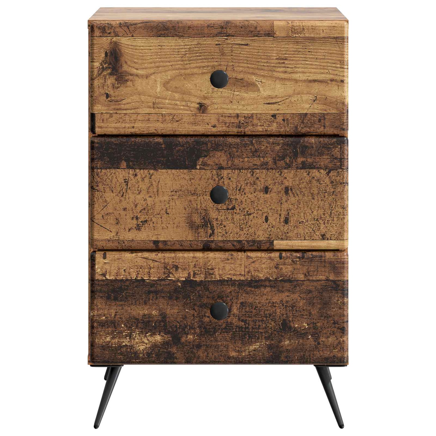 Bedside Cabinet Old Wood 43 x 41 x 66.5 cm Engineered Wood