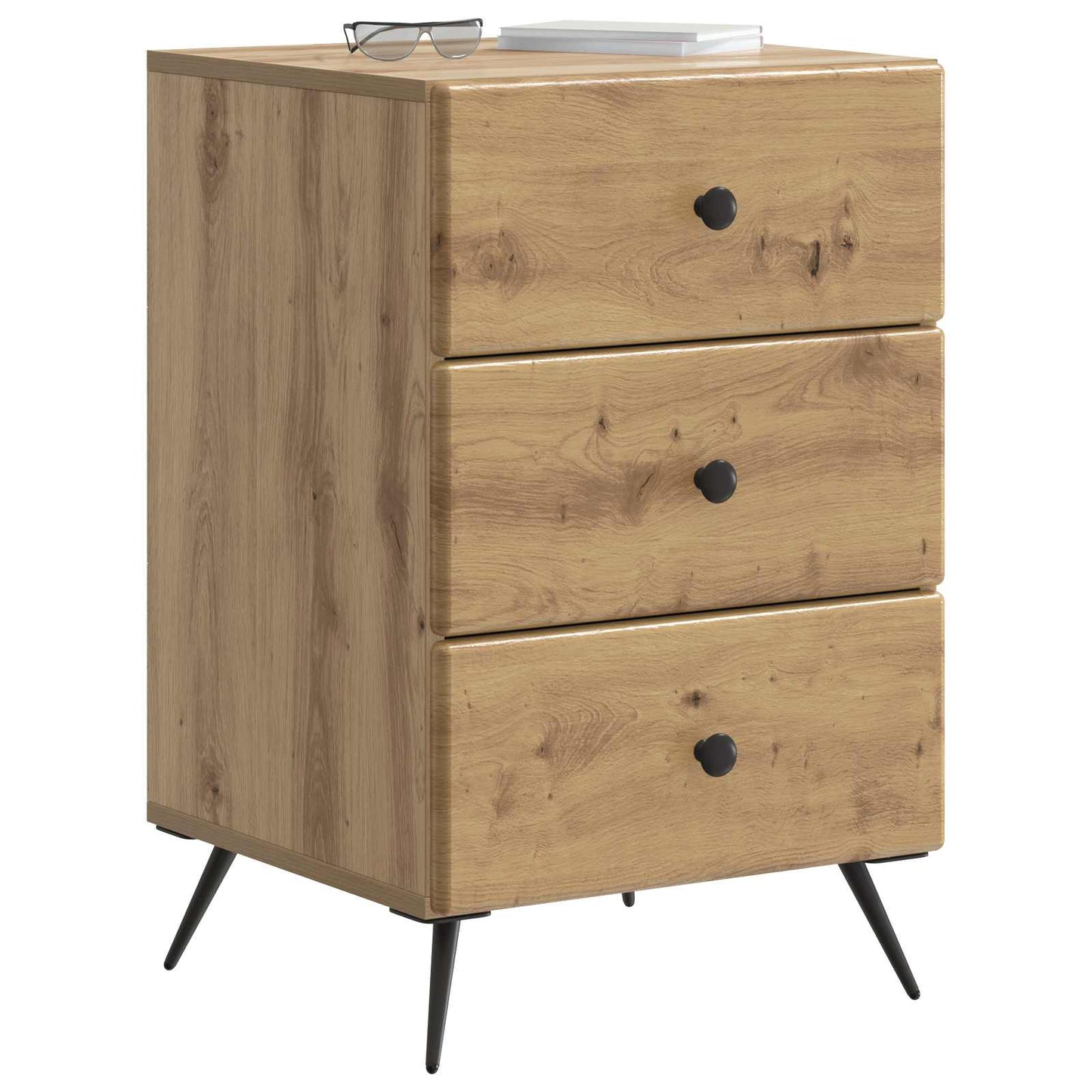Bedside Cabinet Artisan Oak 43 x 41 x 66.5 cm Engineered Wood