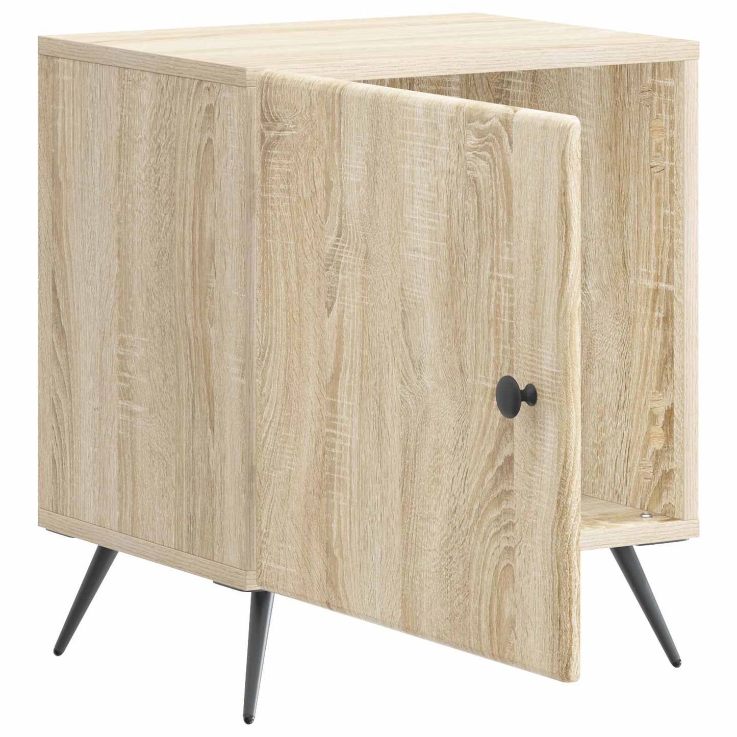 Bedside Cabinet Sonoma Oak 43 x 34.5 x 50 cm Engineered Wood