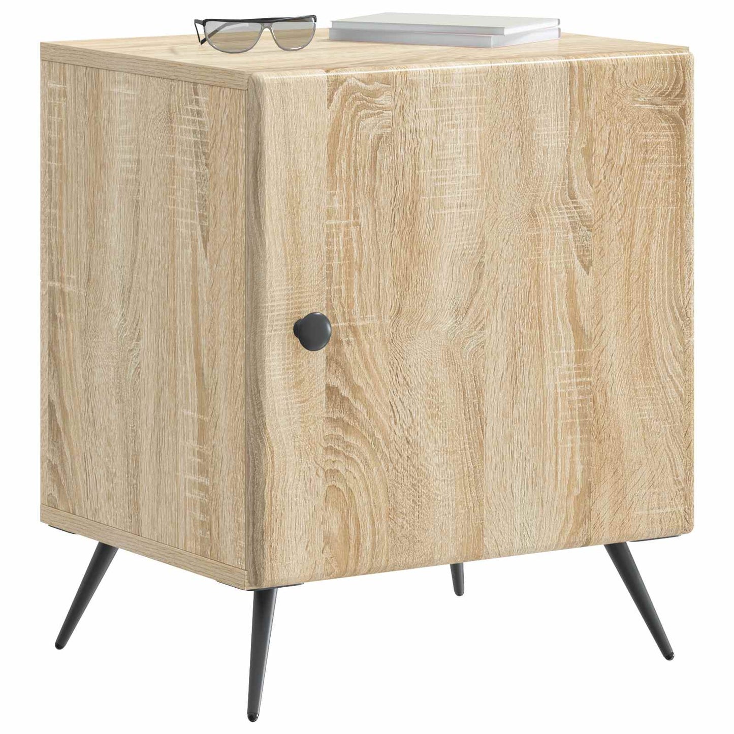 Bedside Cabinet Sonoma Oak 43 x 34.5 x 50 cm Engineered Wood
