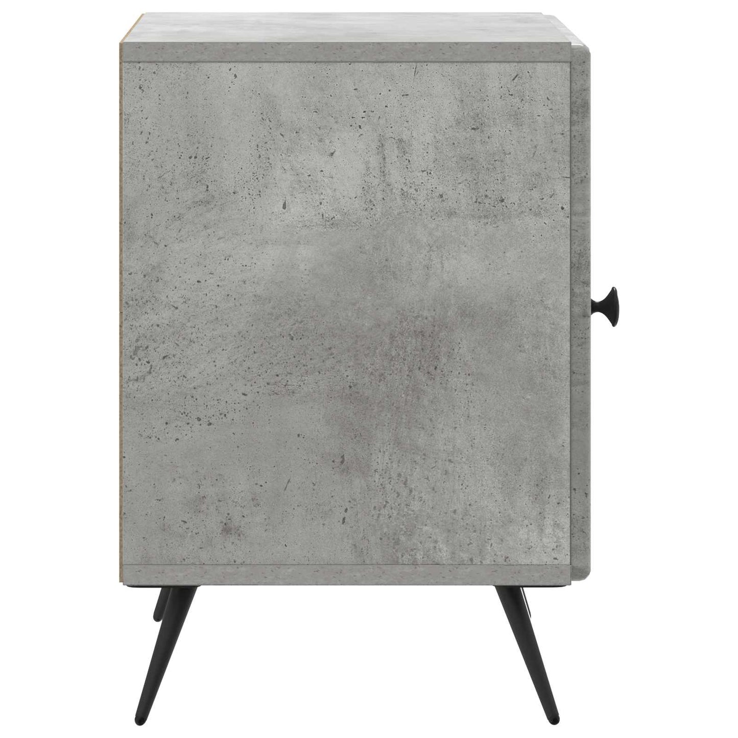 Bedside Cabinet 2 pcs Concrete Grey 43 x 34.5 x 50 cm