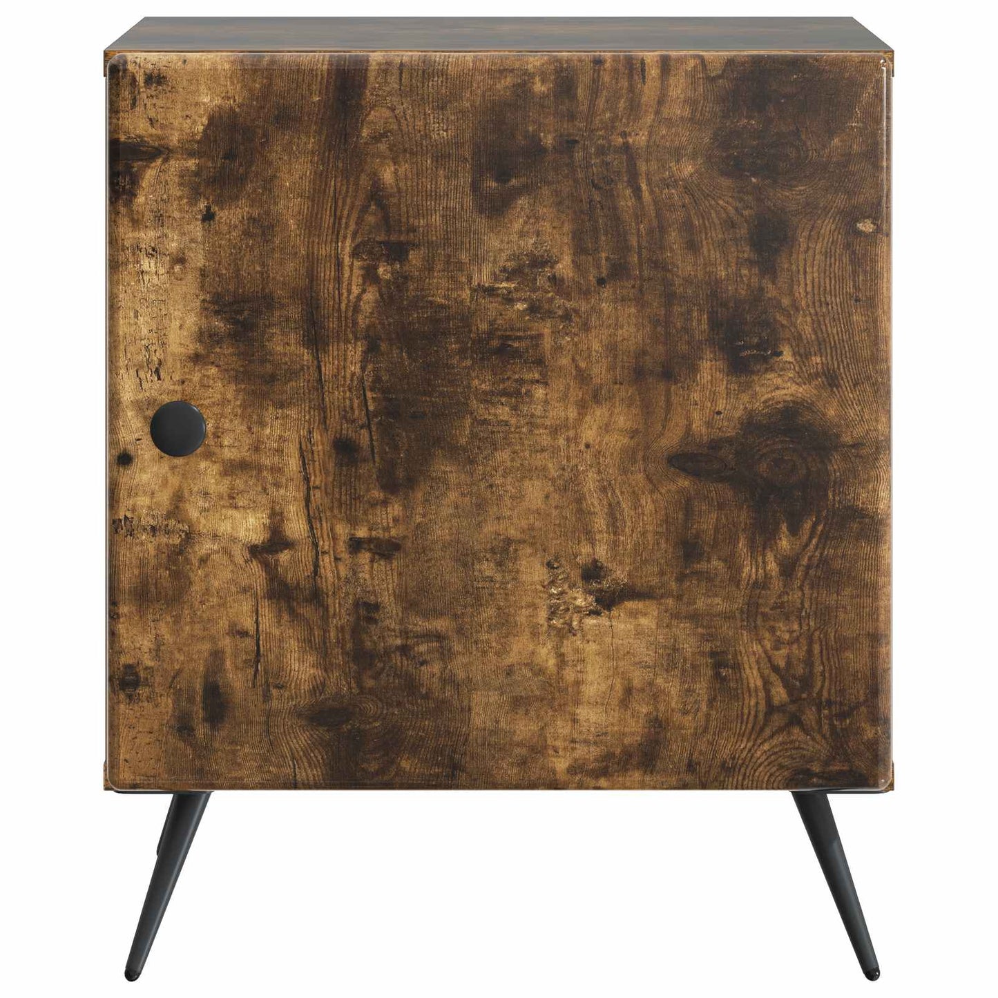 Bedside Cabinet Smoked Oak 43 x 34.5 x 50 cm Engineered Wood