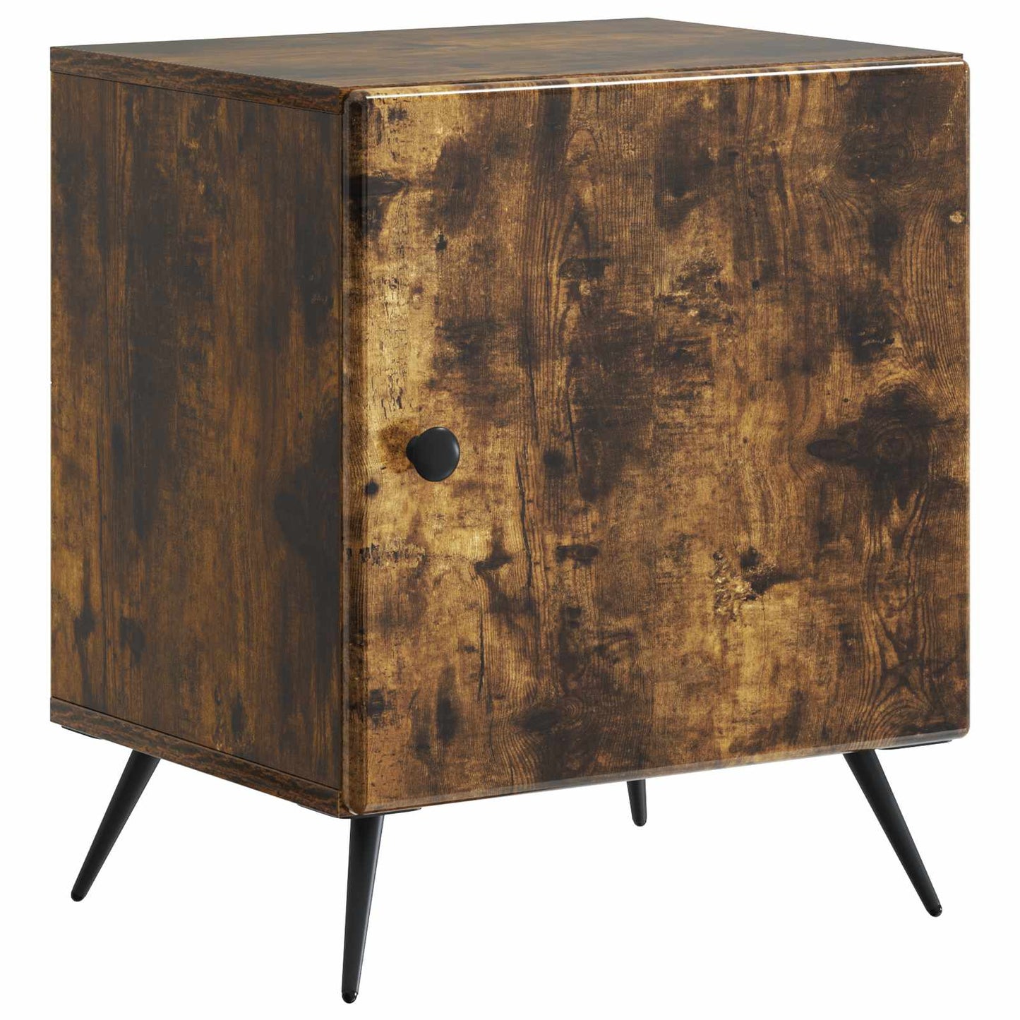 Bedside Cabinet 2 pcs Smoked Oak 43 x 34.5 x 50 cm