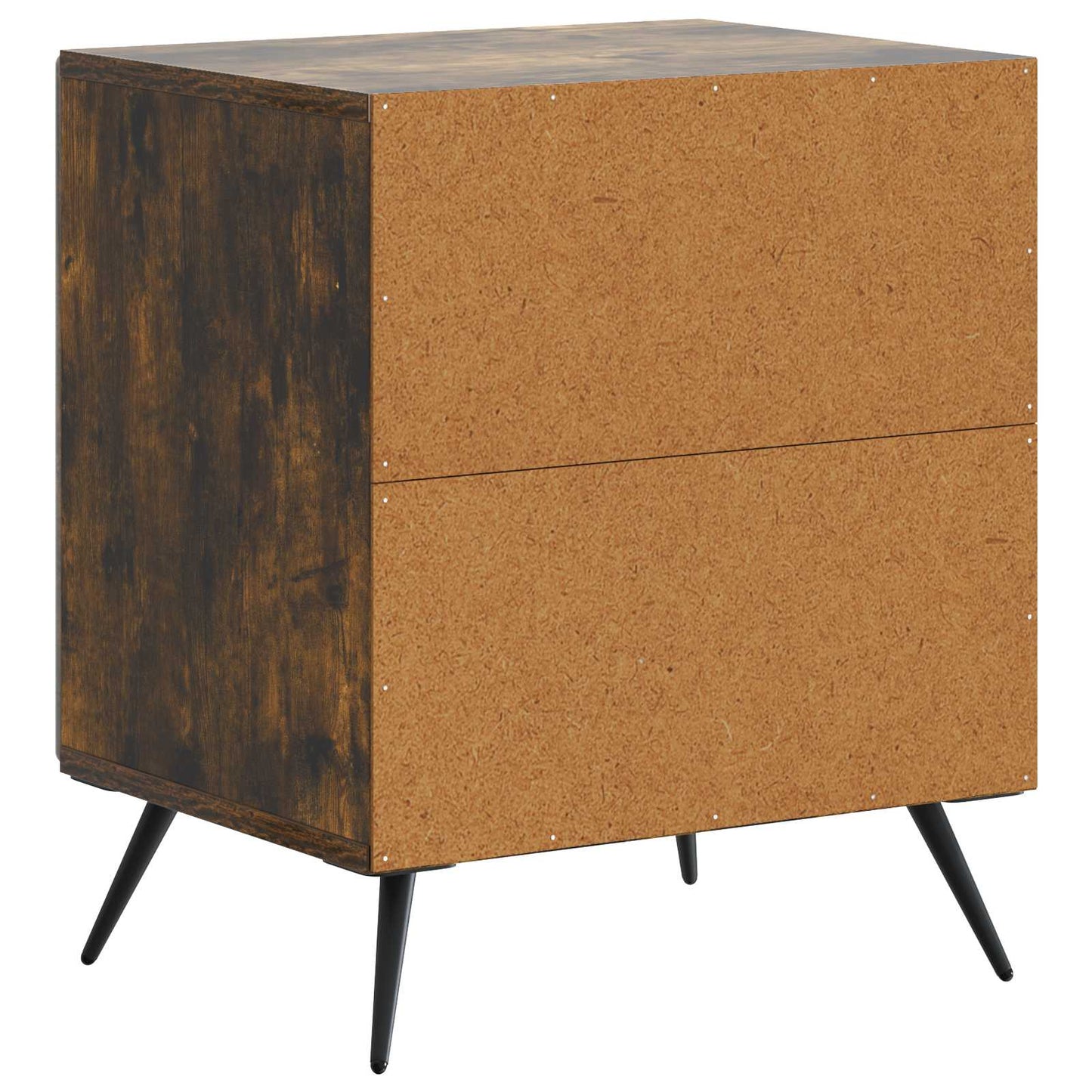 Bedside Cabinet 2 pcs Smoked Oak 43 x 34.5 x 50 cm