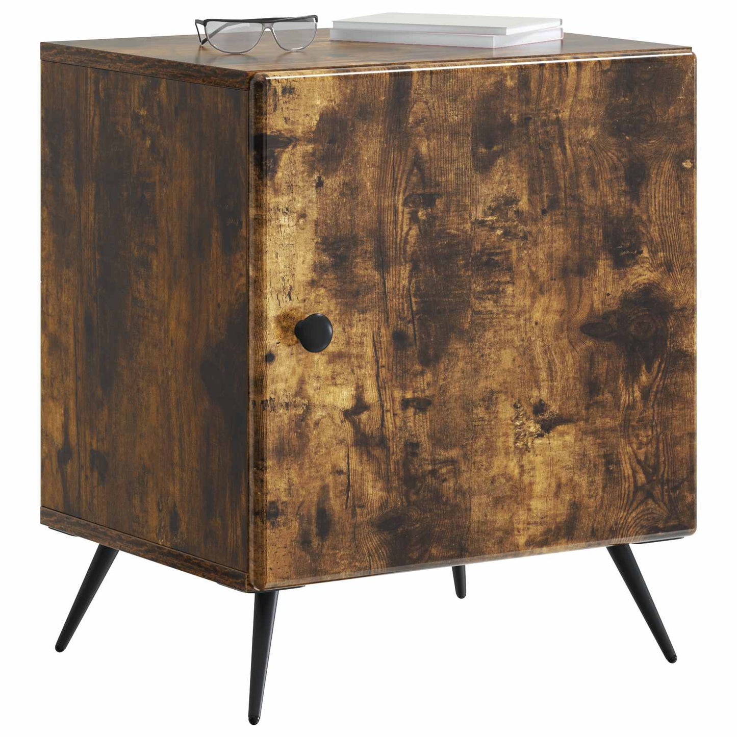 Bedside Cabinet 2 pcs Smoked Oak 43 x 34.5 x 50 cm