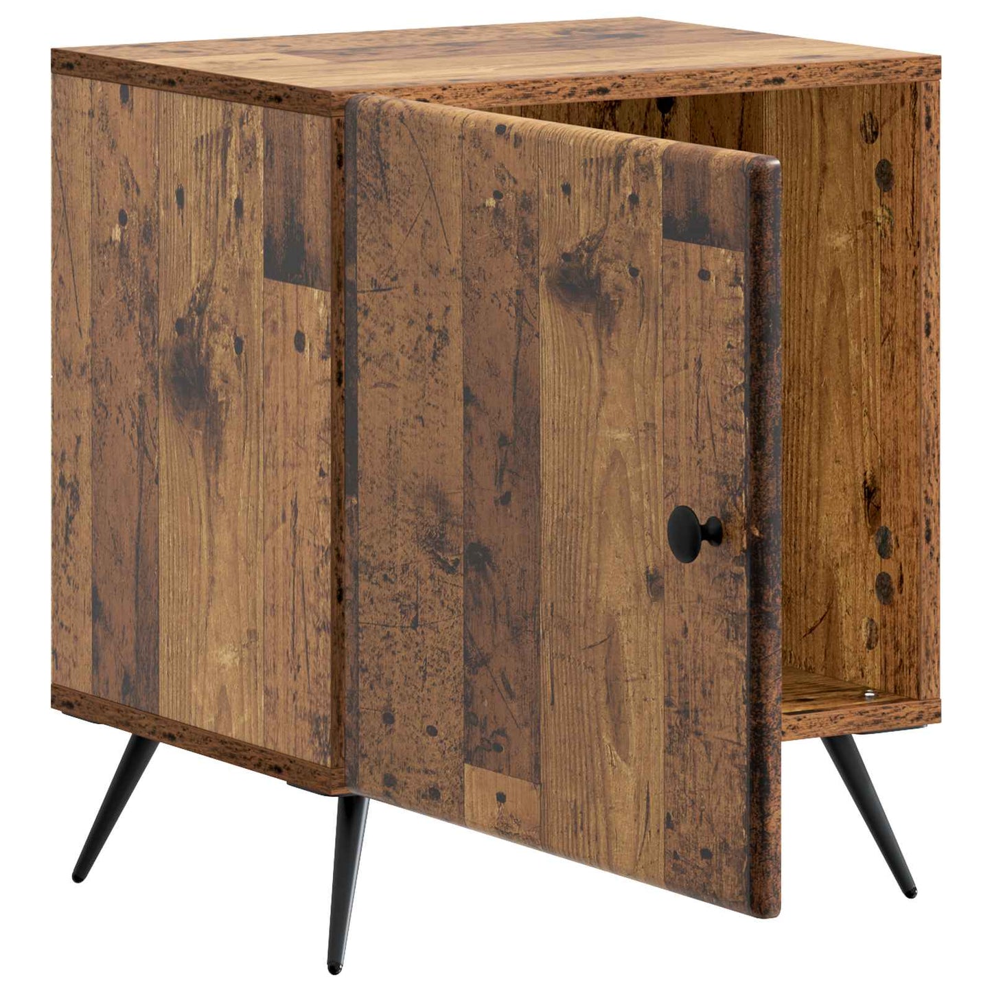 Bedside Cabinet Old Wood 43 x 34.5 x 50 cm Engineered Wood