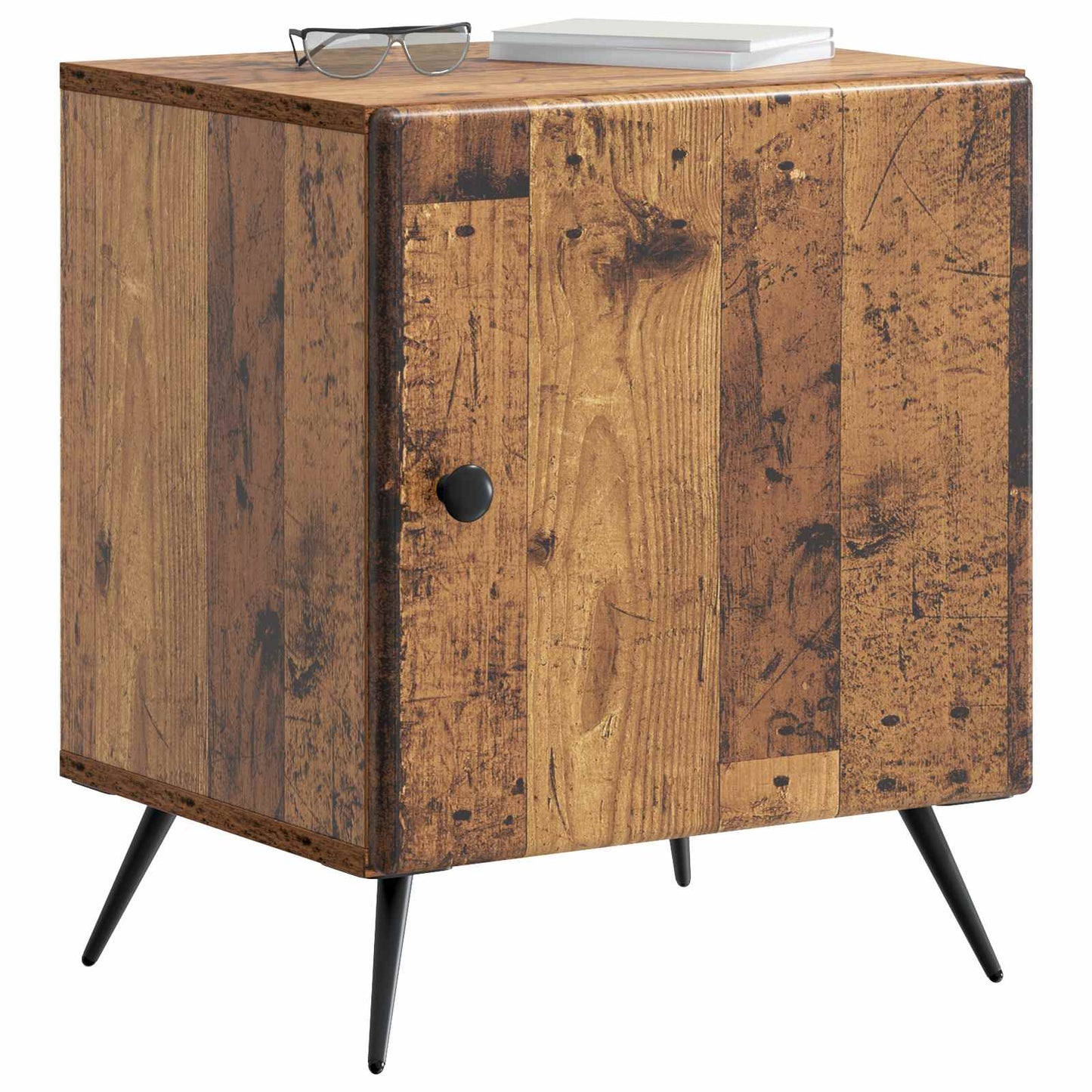 Bedside Cabinet Old Wood 43 x 34.5 x 50 cm Engineered Wood