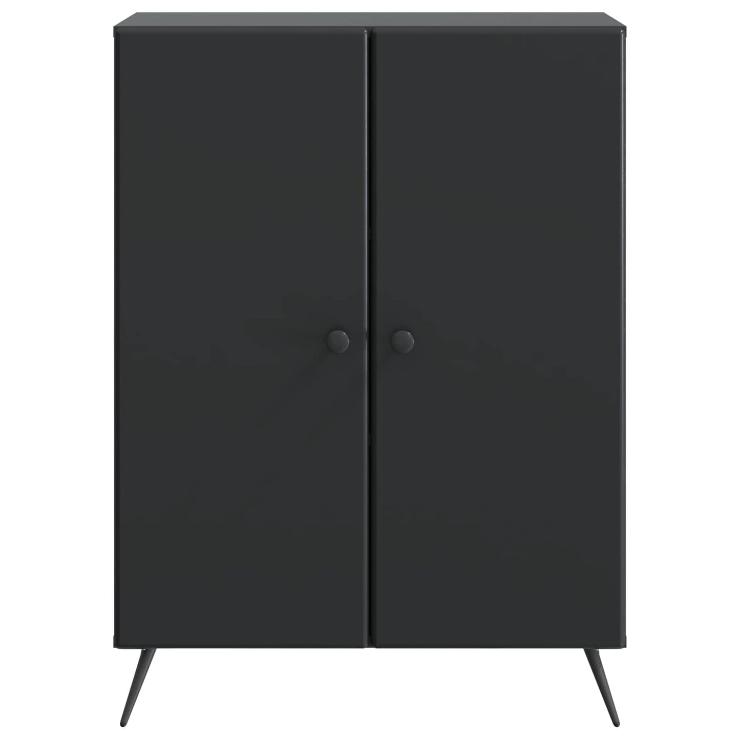 Sideboard Black 66 x 34.5 x 90 cm Engineered Wood
