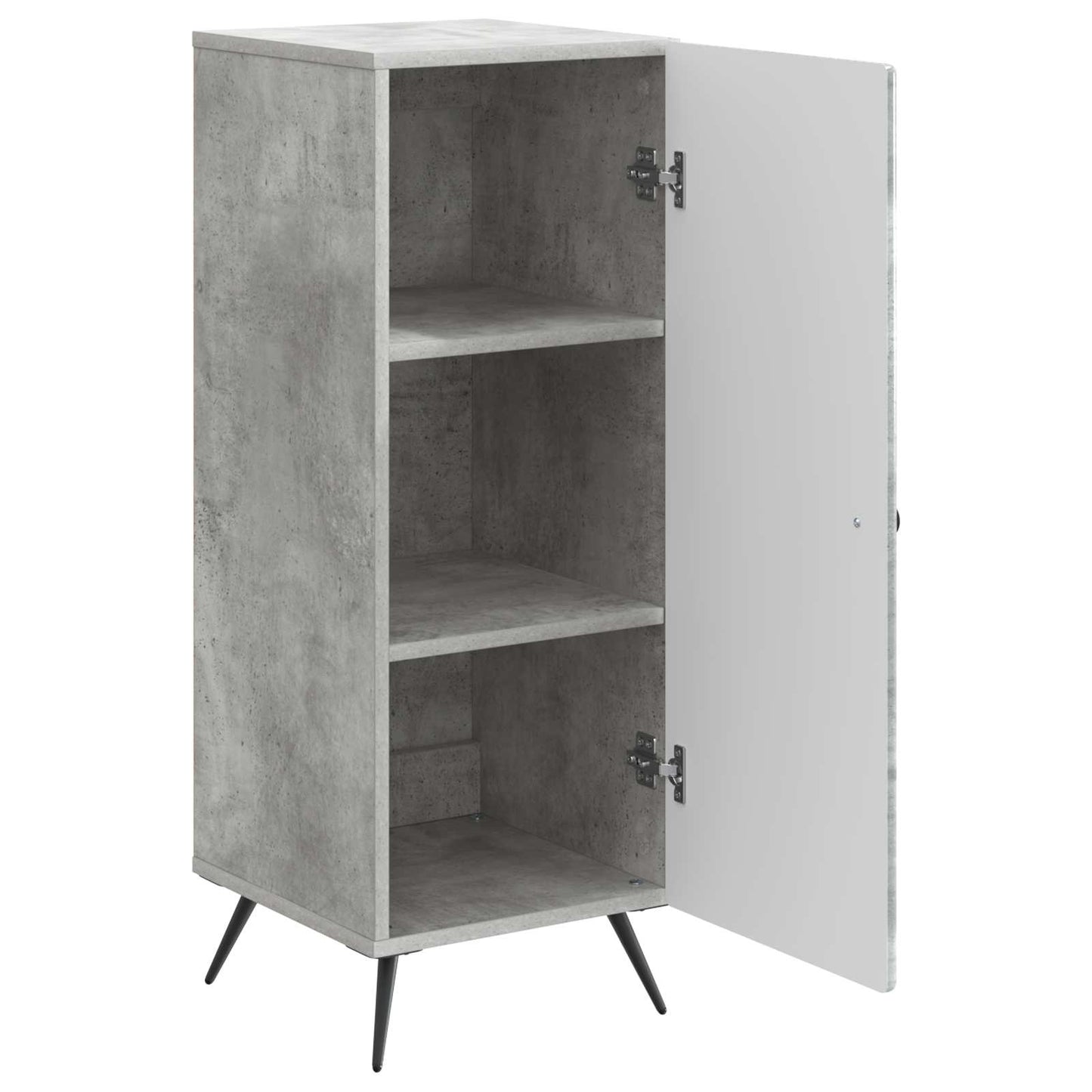 Sideboard Concrete Grey 33 x 34.5 x 90 cm Engineered Wood