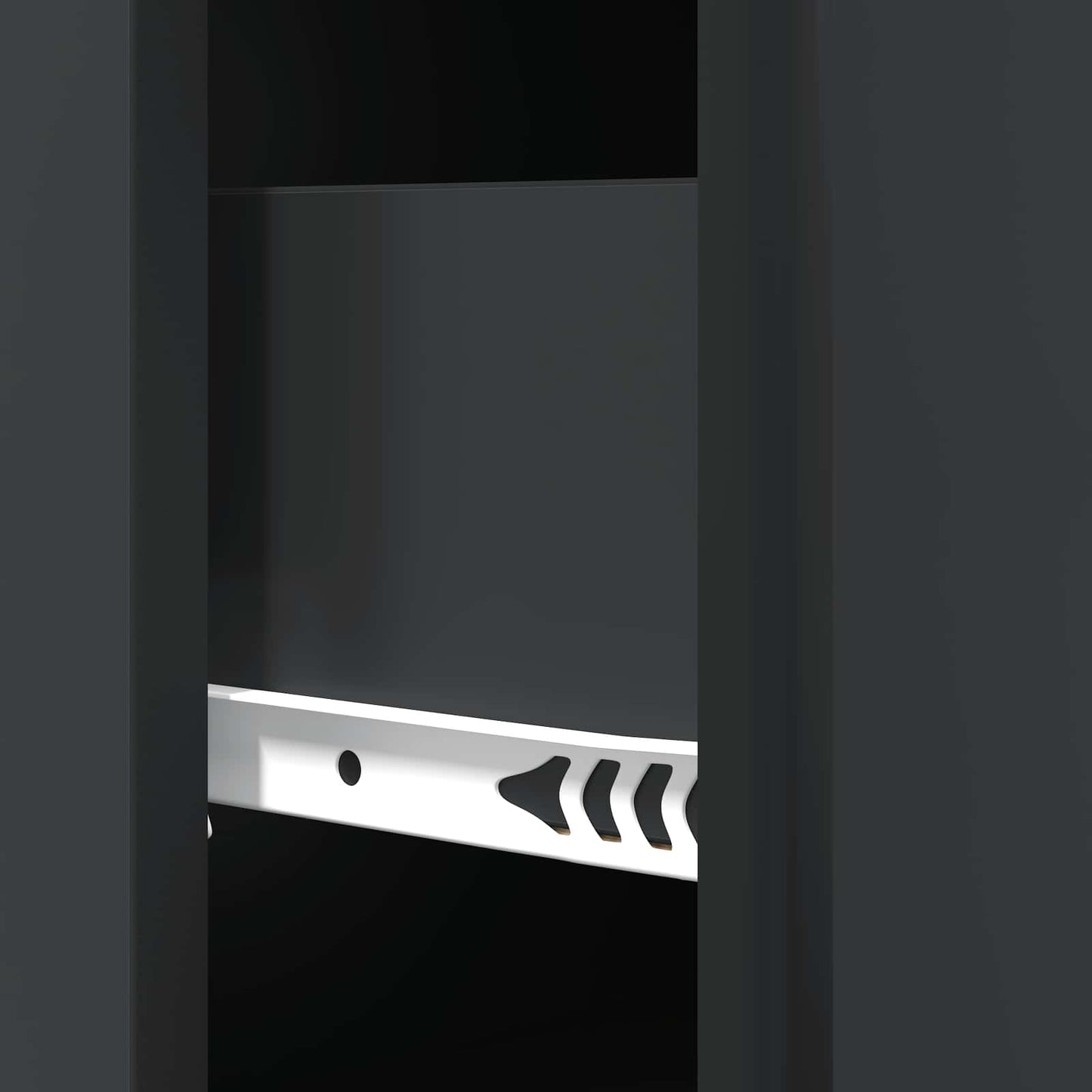 Drawer Cabinet Black 66 x 34.5 x 90 cm Engineered Wood