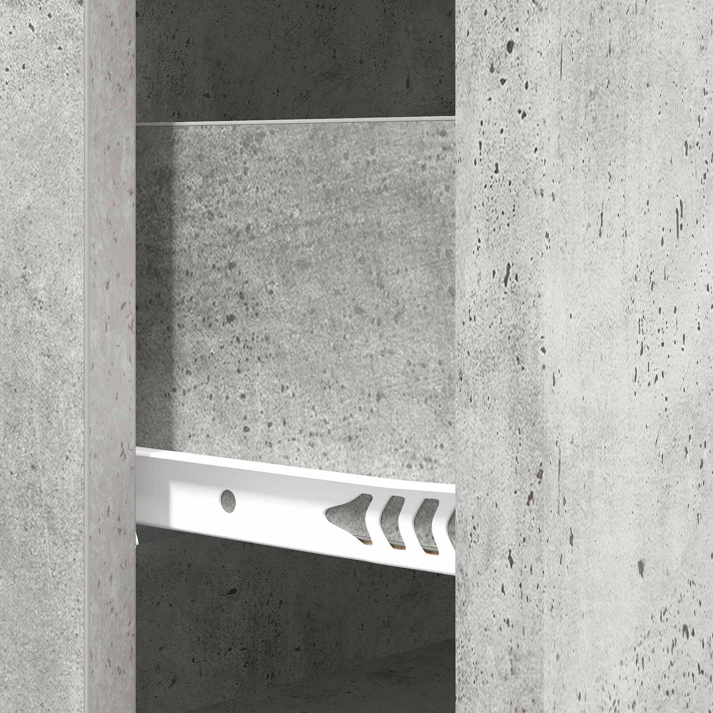 Drawer Cabinet Concrete Grey 66 x 34.5 x 90 cm Engineered Wood