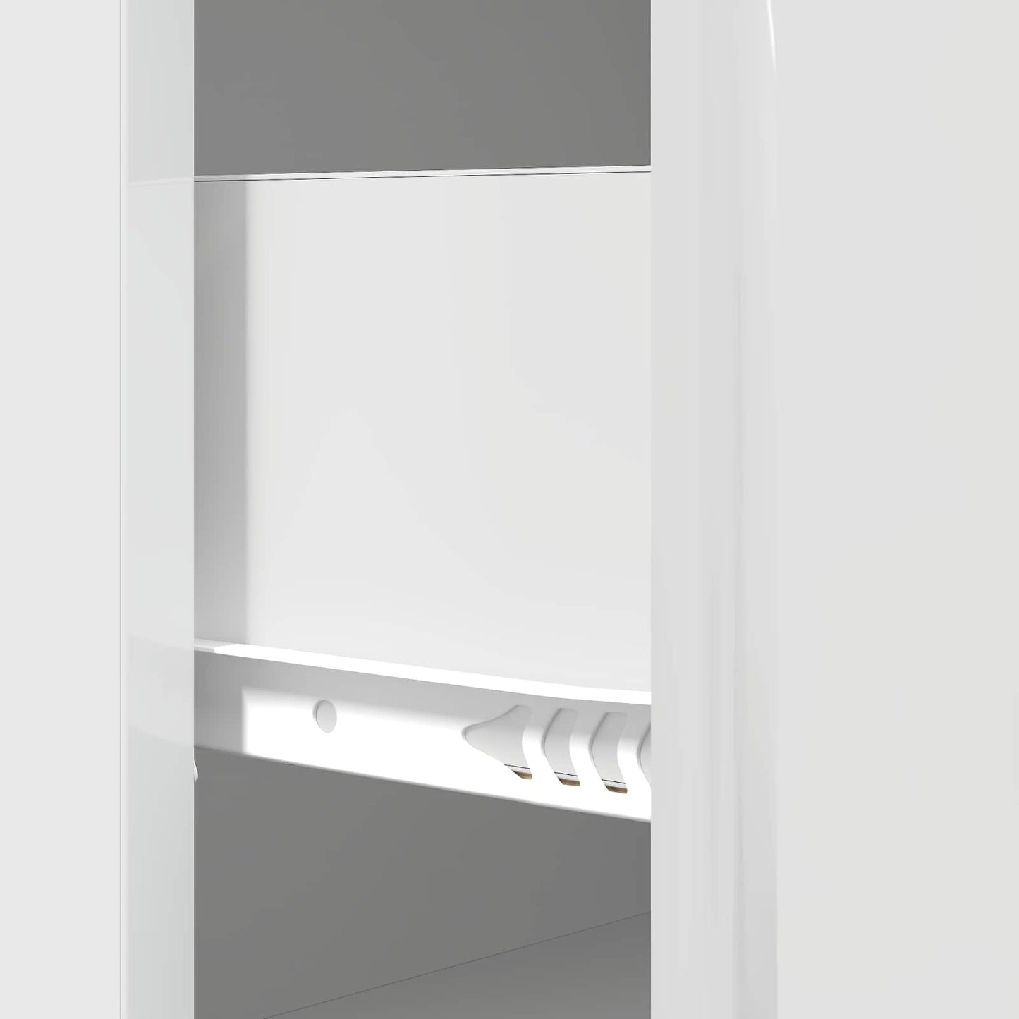 Drawer Cabinet High Gloss White 66 x 34.5 x 90 cm