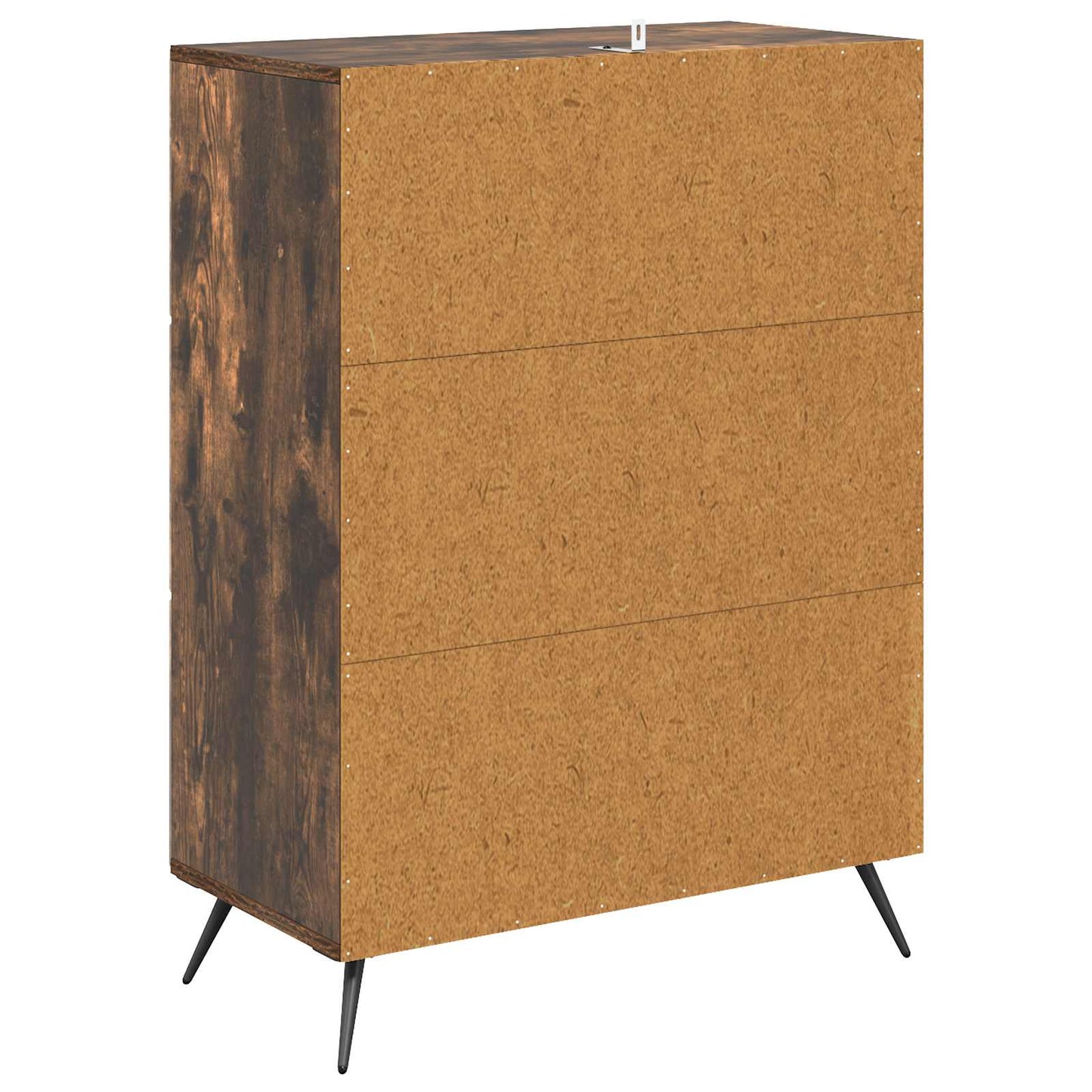 Drawer Cabinet Smoked Oak 66 x 34.5 x 90 cm Engineered Wood