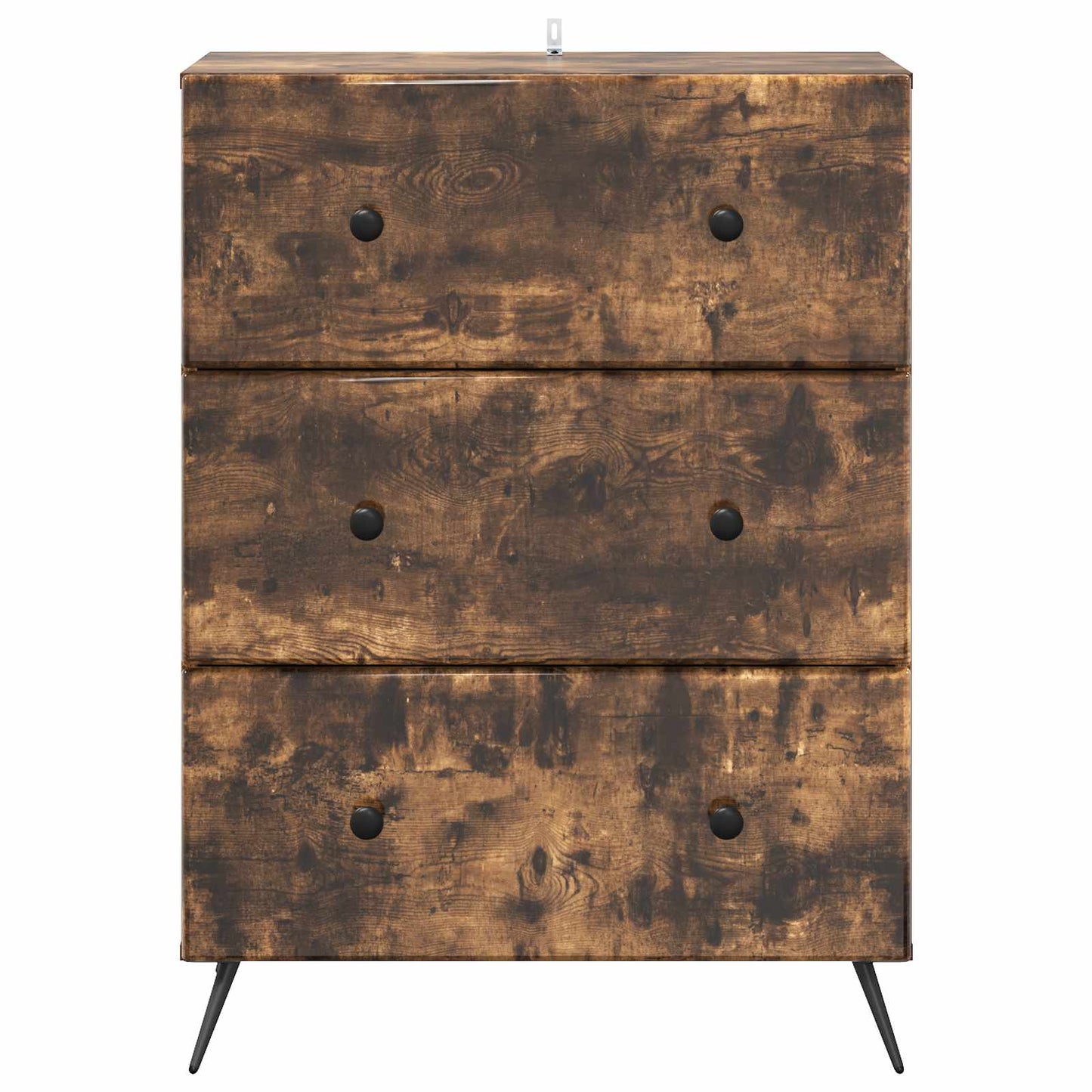 Drawer Cabinet Smoked Oak 66 x 34.5 x 90 cm Engineered Wood