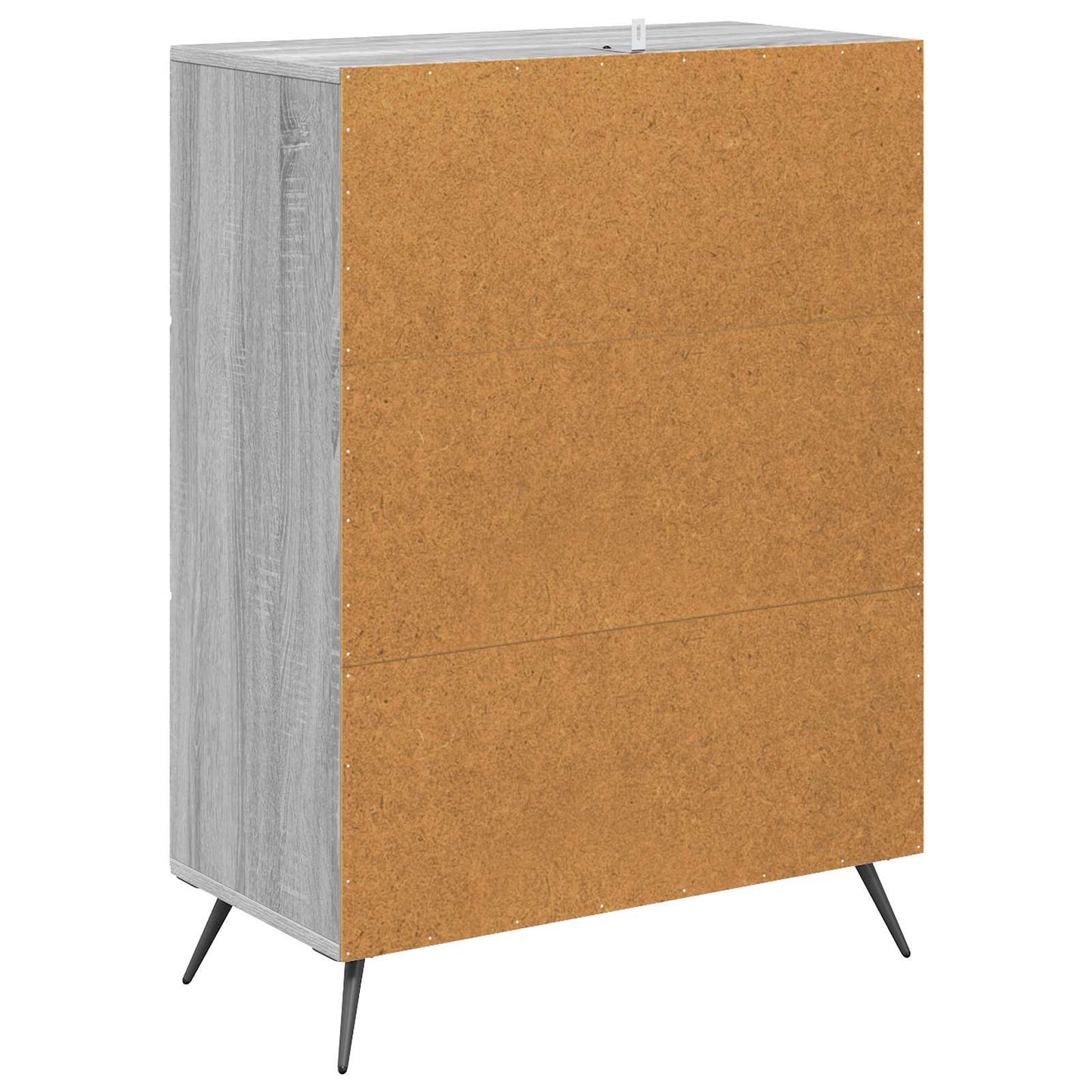 Drawer Cabinet 66 x 34.5 x 90 cm Engineered Wood Grey Sonoma