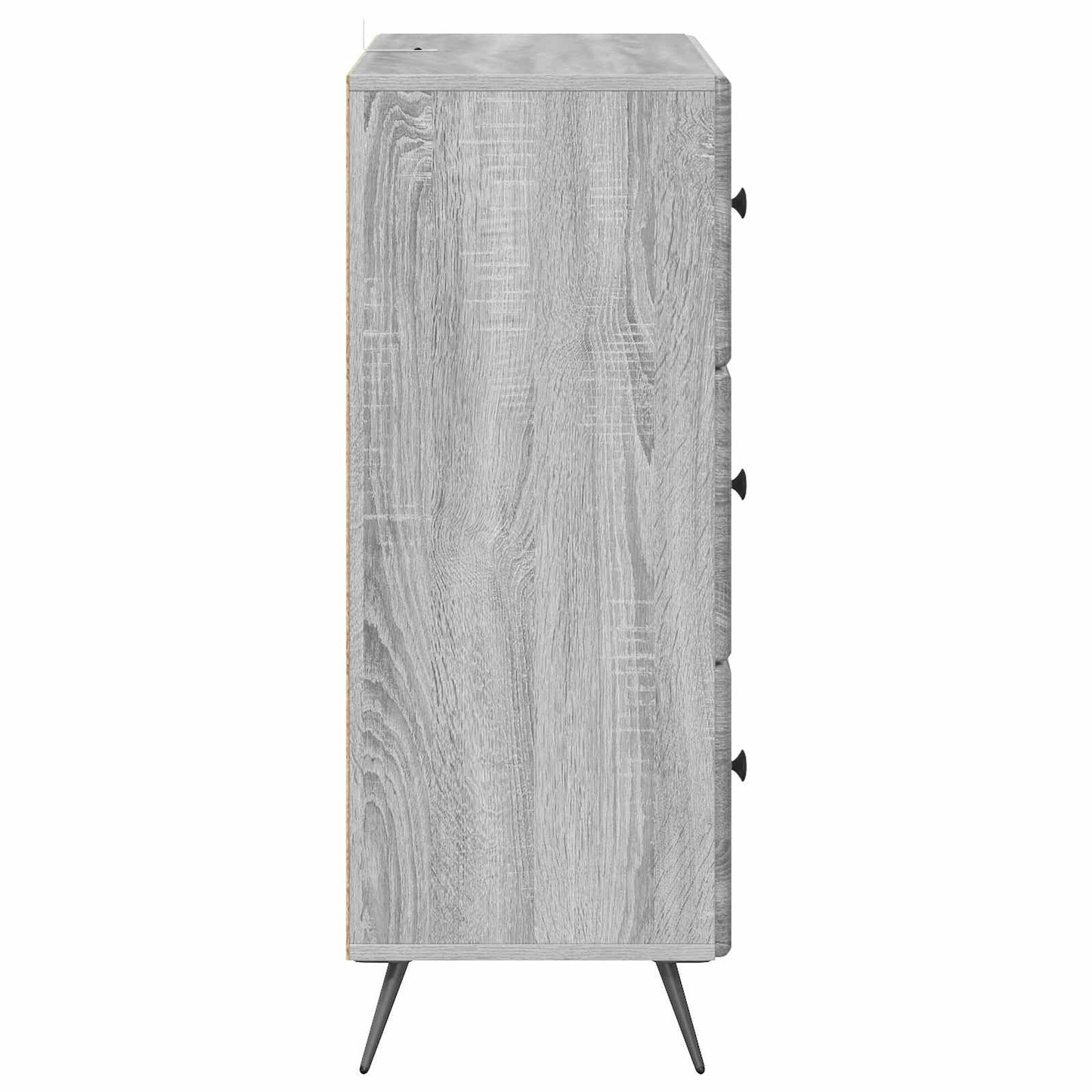 Drawer Cabinet 66 x 34.5 x 90 cm Engineered Wood Grey Sonoma