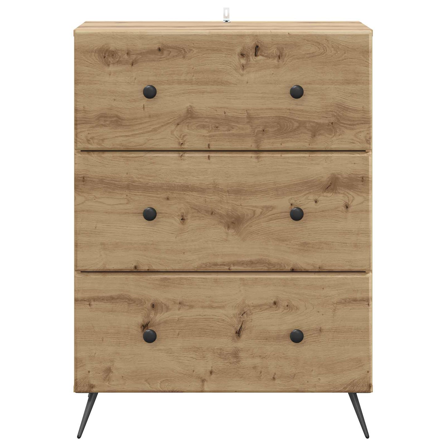 Drawer Cabinet Artisan Oak 66 x 34.5 x 90 cm Engineered Wood